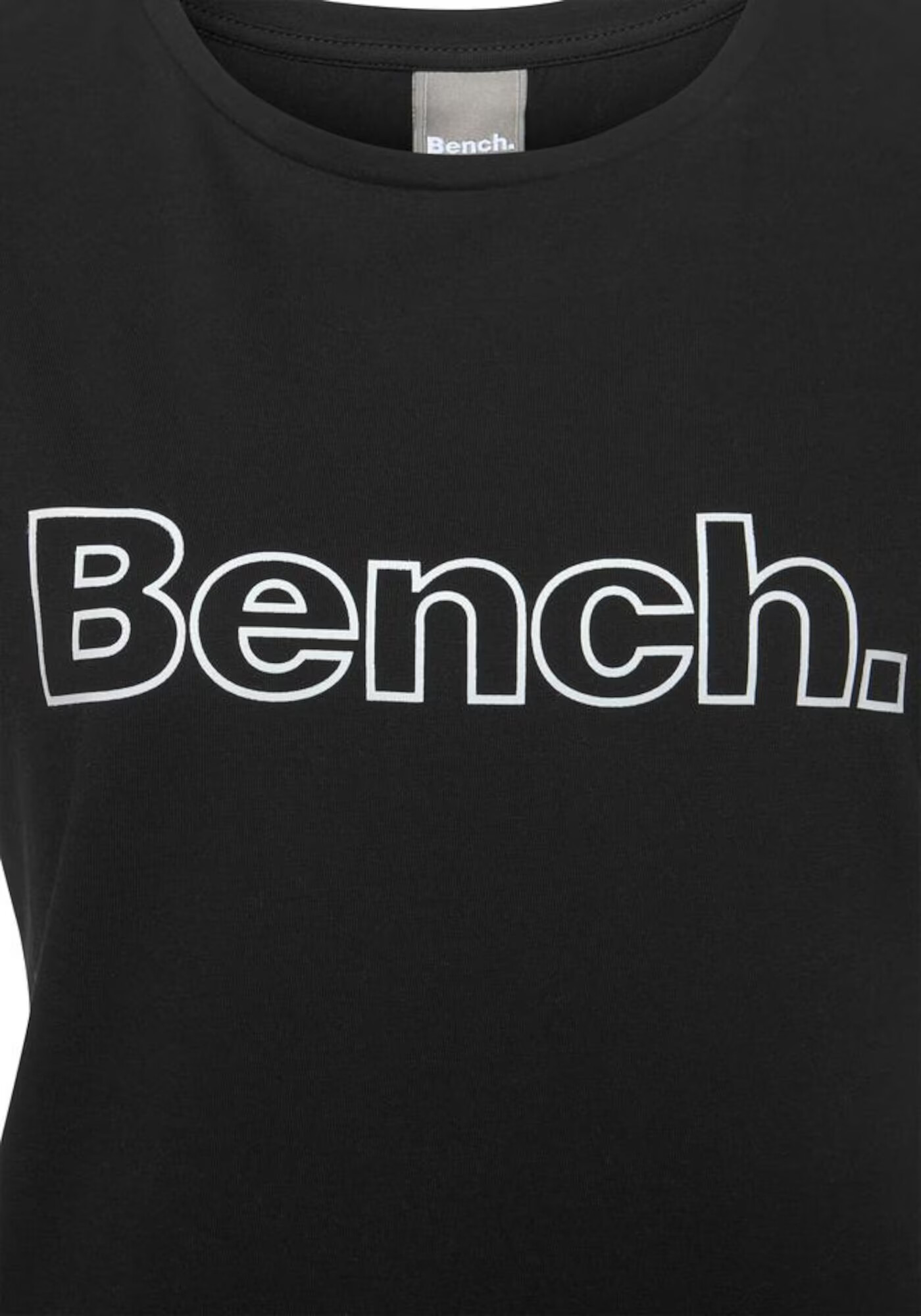 BENCH Tricou negru / alb - Pled.ro