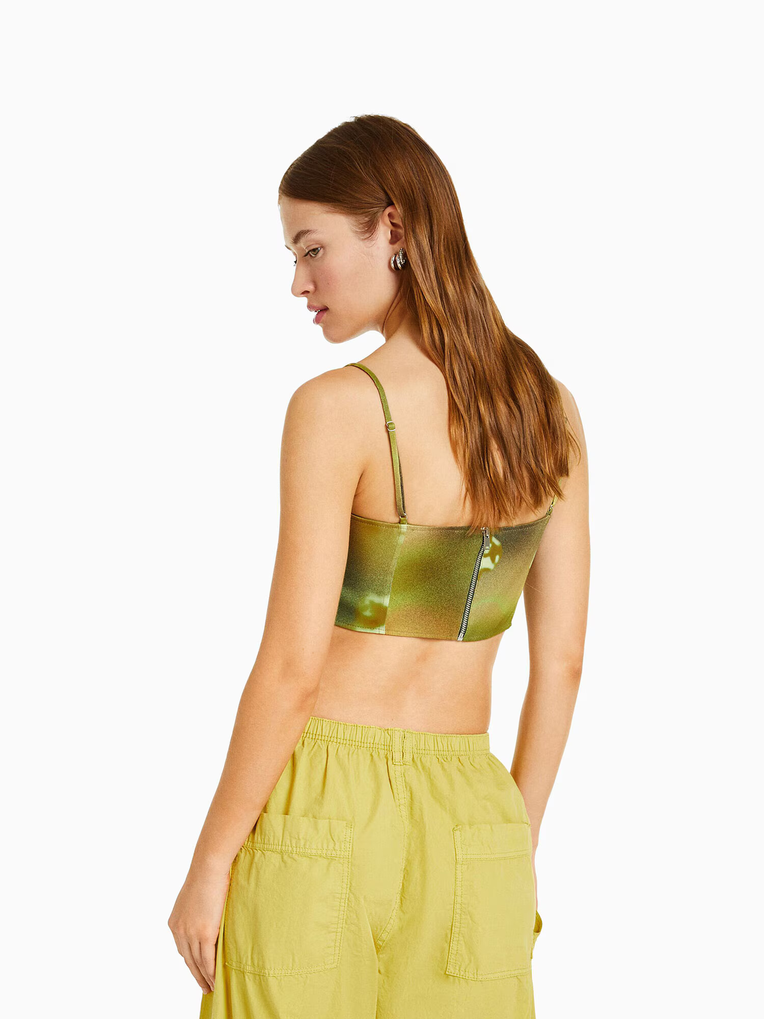 Bershka Bluză verde / oliv / verde pastel / verde deschis - Pled.ro