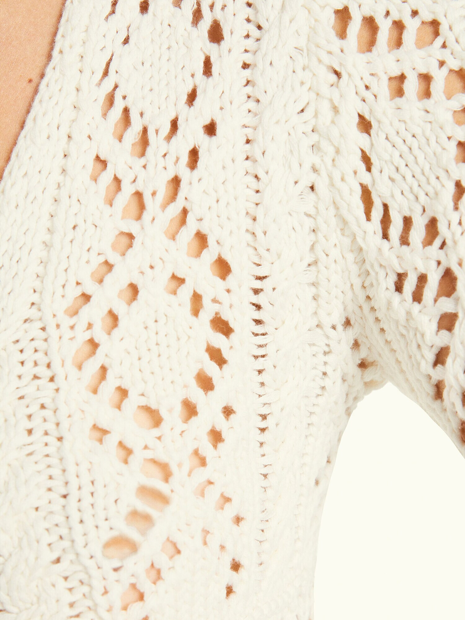 Bershka Bolero ecru - Pled.ro