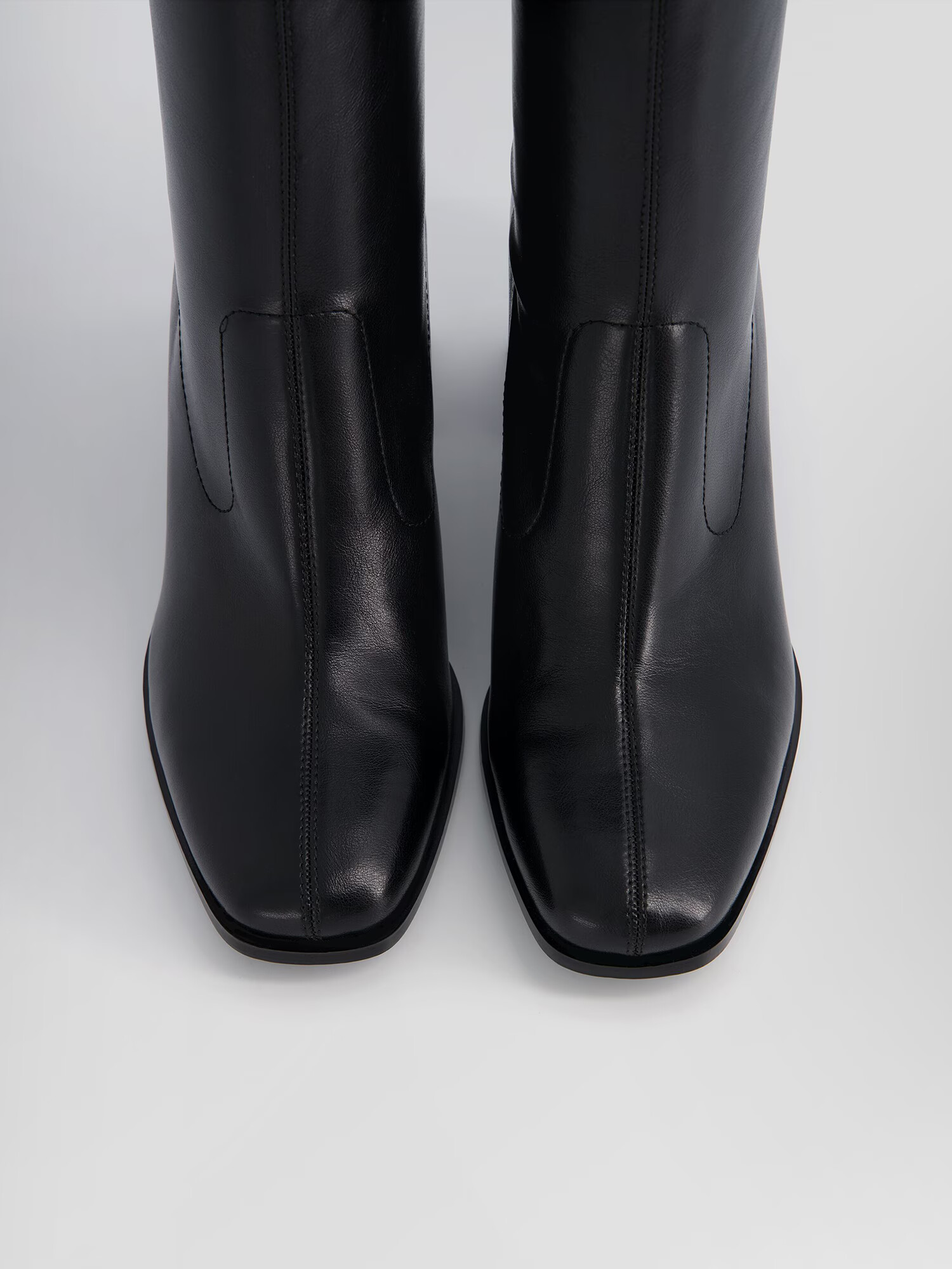 Bershka Botine negru - Pled.ro