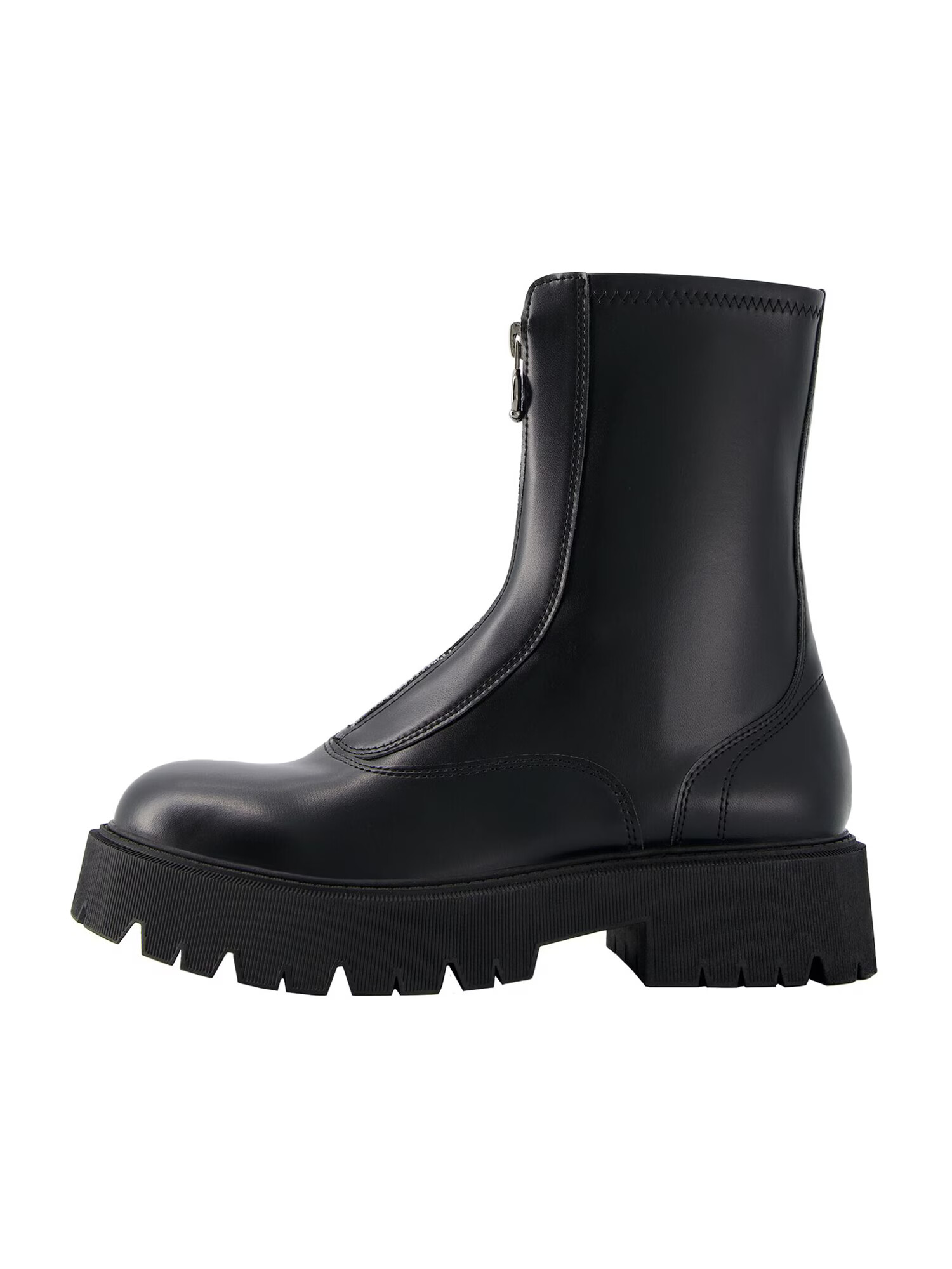 Bershka Botine negru - Pled.ro