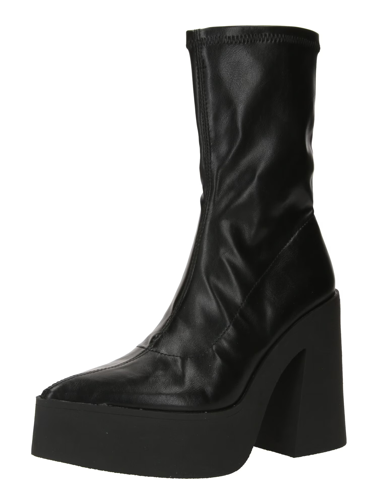 Bershka Botine negru - Pled.ro