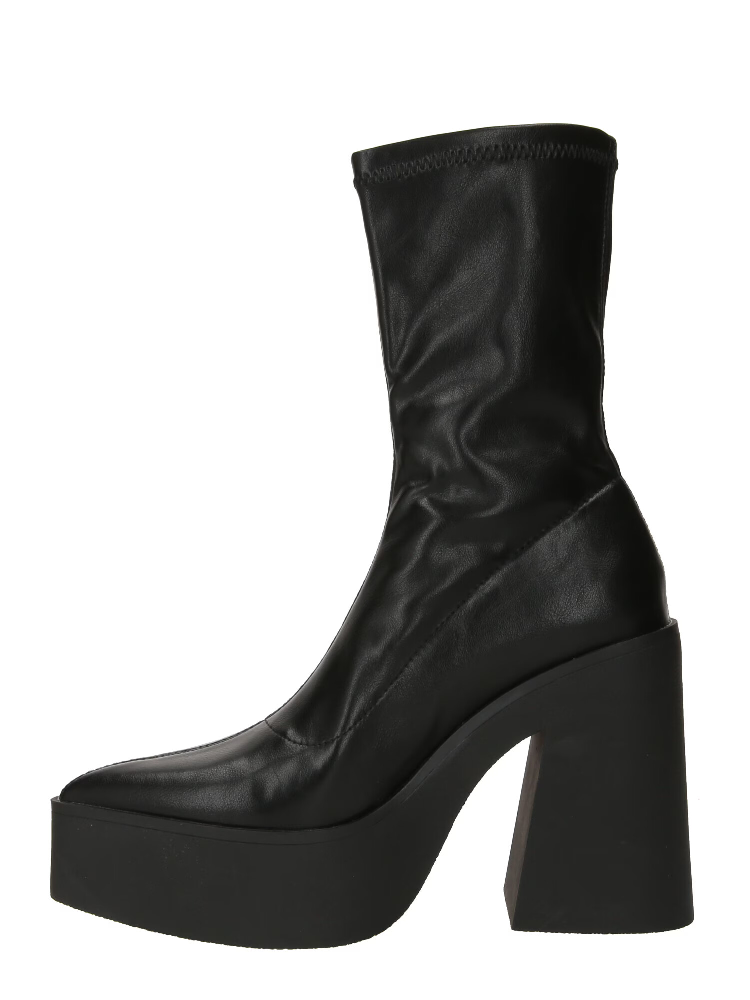 Bershka Botine negru - Pled.ro