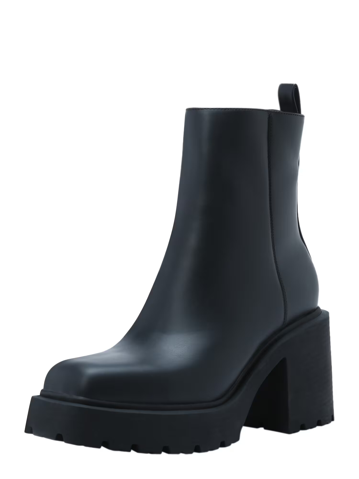 Bershka Botine negru - Pled.ro