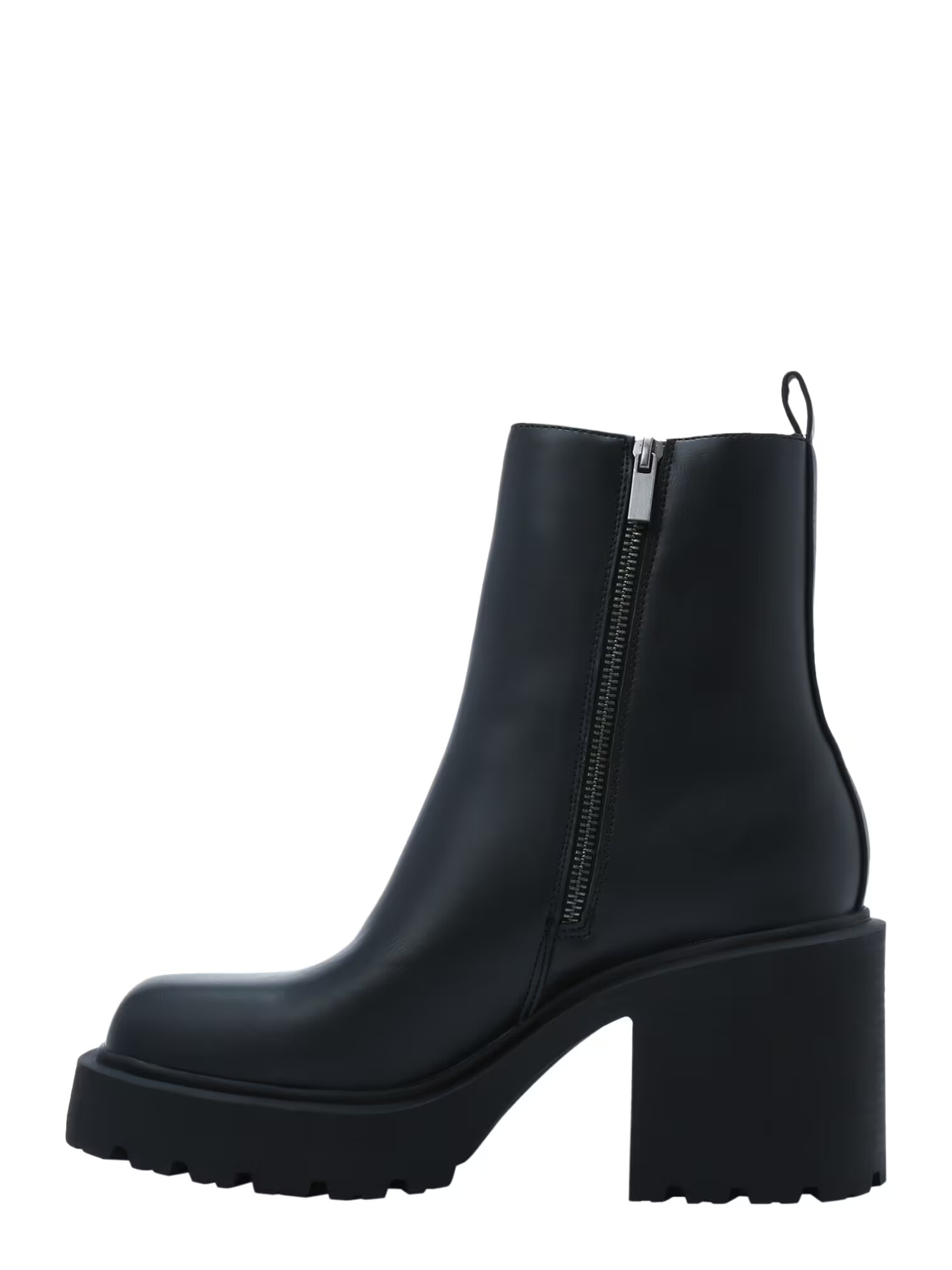 Bershka Botine negru - Pled.ro