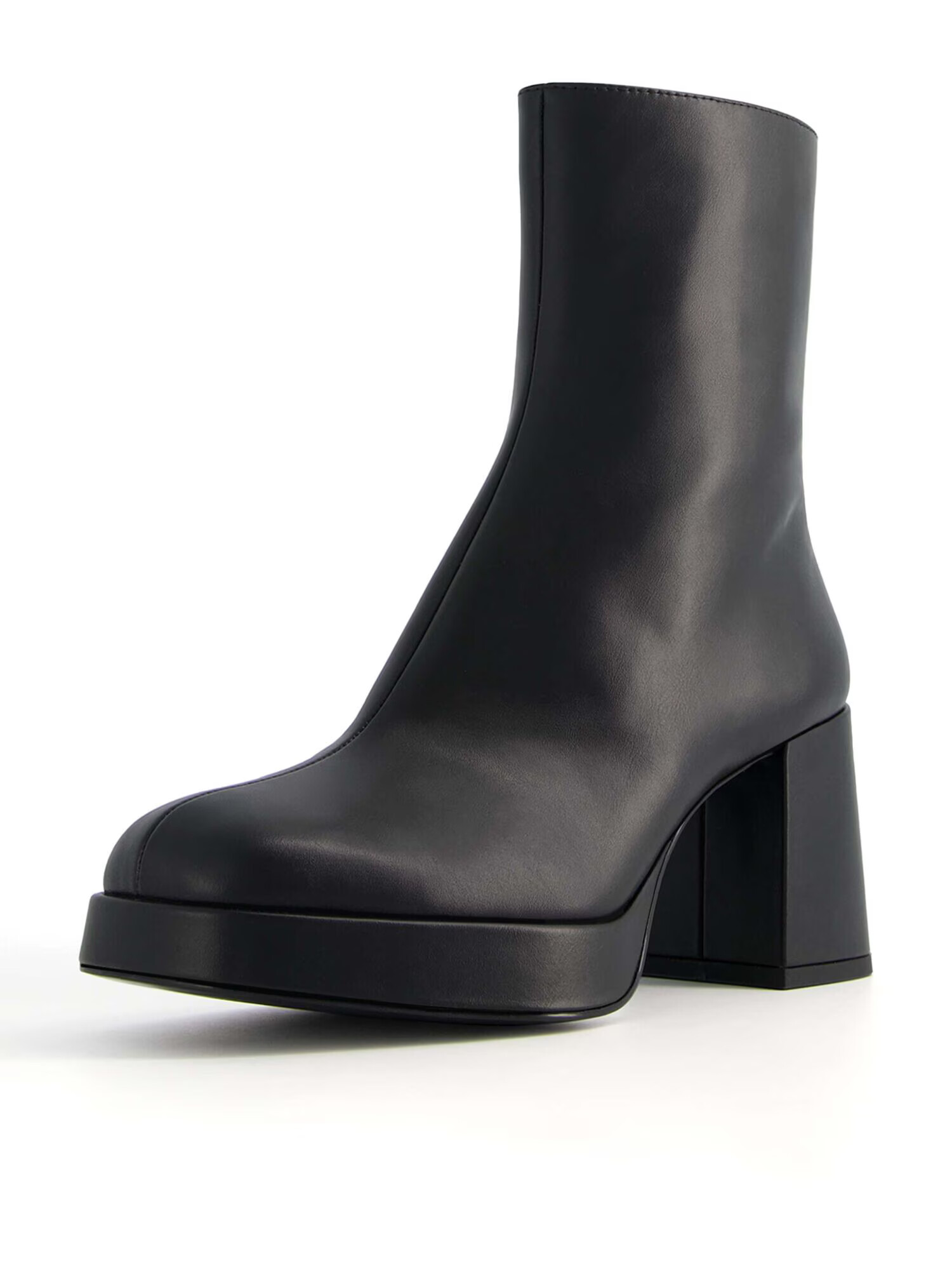 Bershka Botine negru - Pled.ro