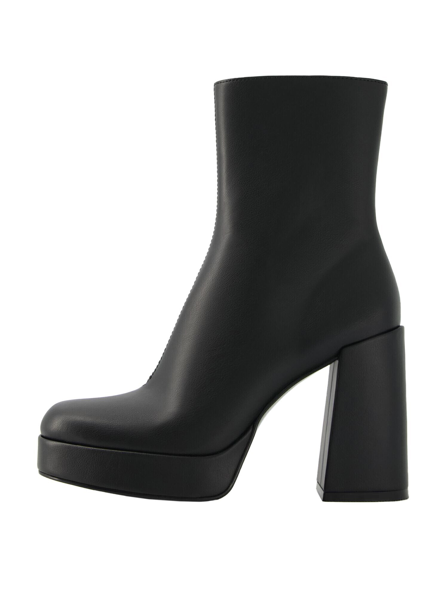 Bershka Botine negru - Pled.ro