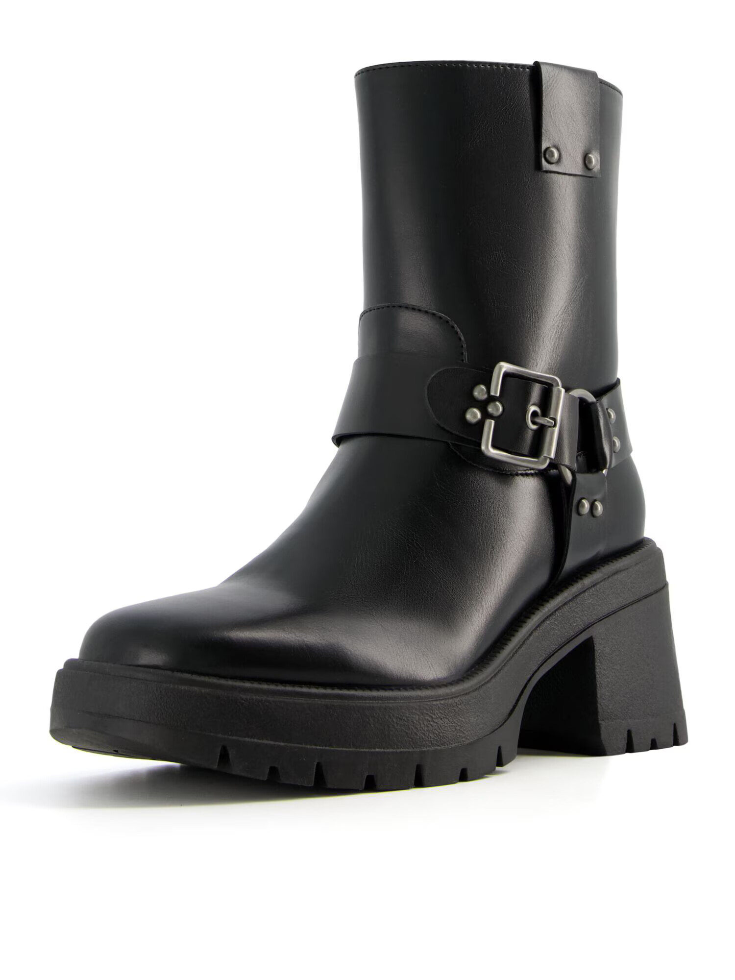 Bershka Botine negru - Pled.ro