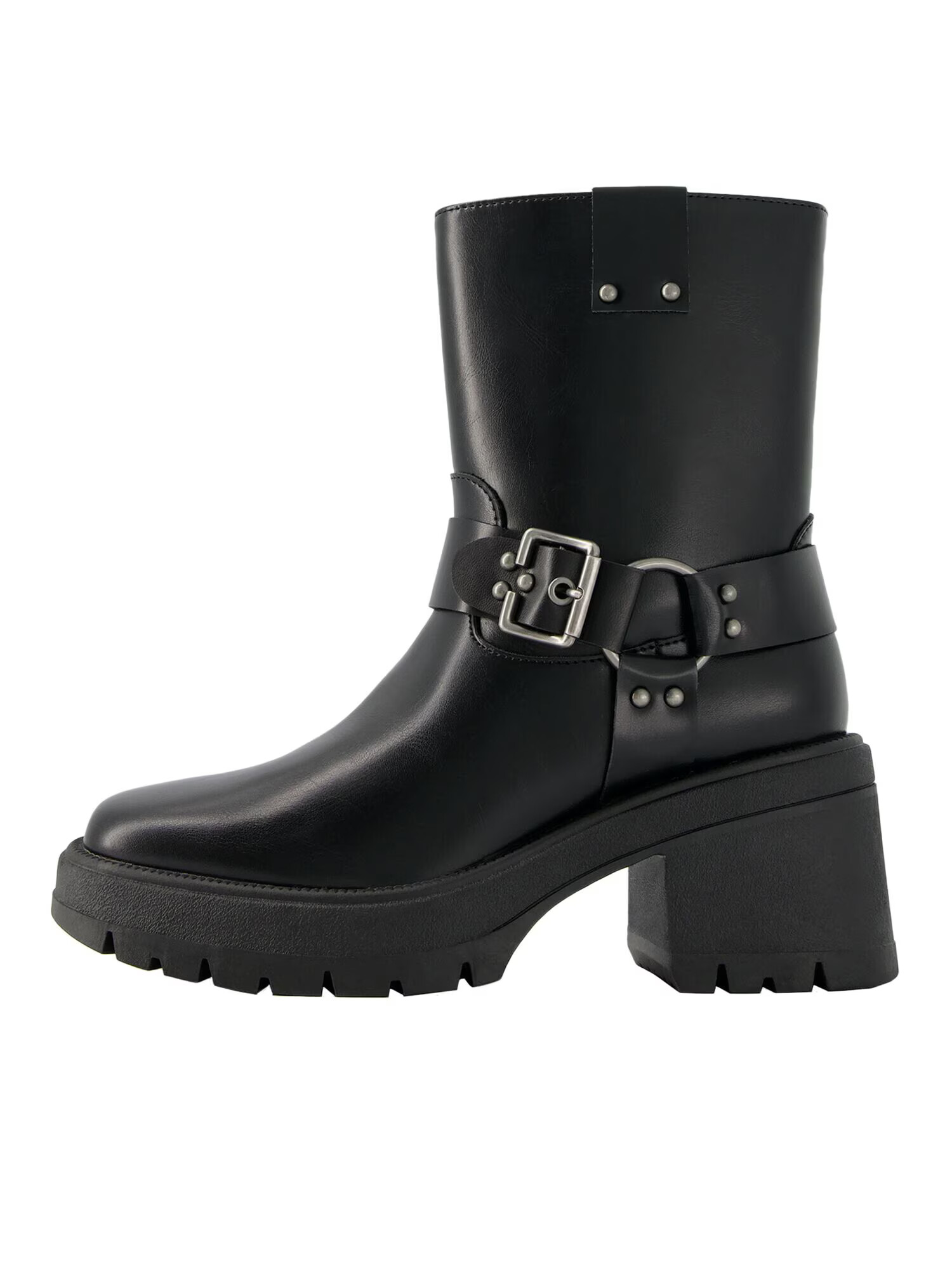 Bershka Botine negru - Pled.ro