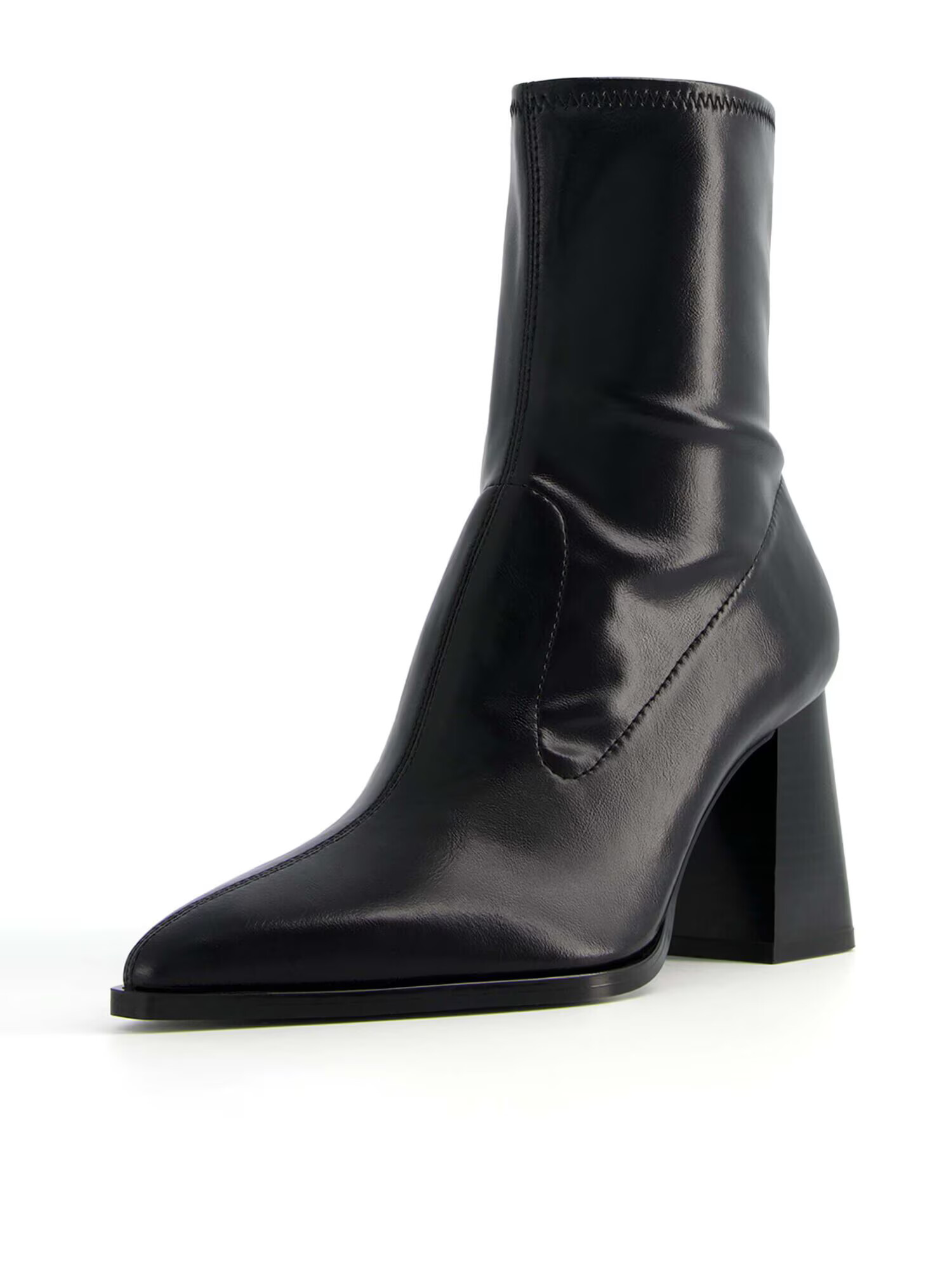 Bershka Botine negru - Pled.ro