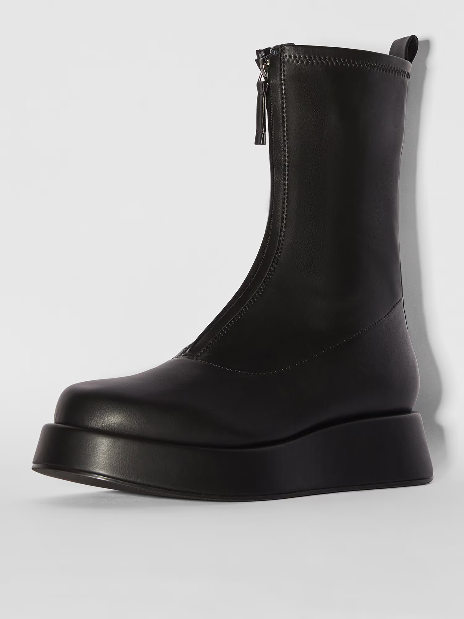 Bershka Botine negru - Pled.ro