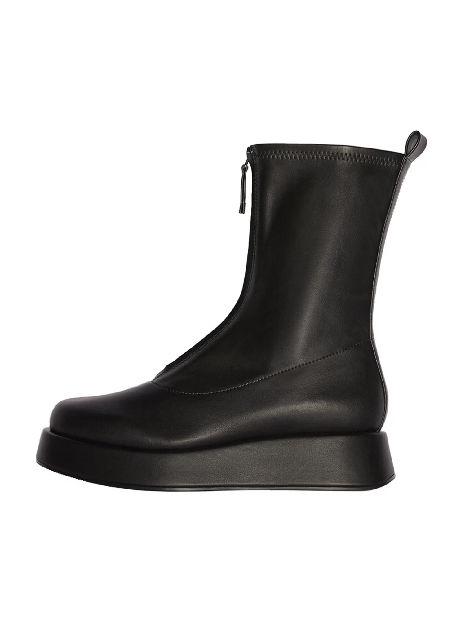 Bershka Botine negru - Pled.ro