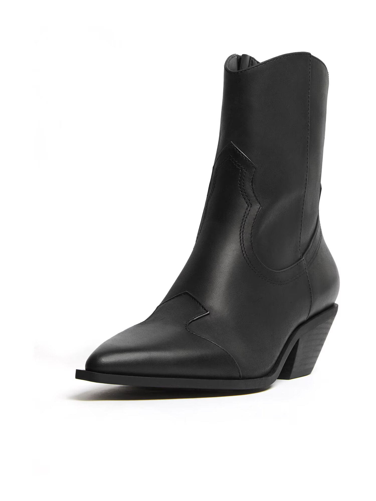 Bershka Botine negru - Pled.ro