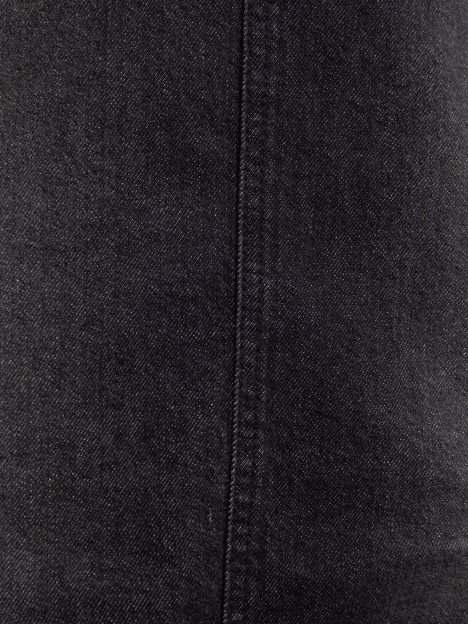 Bershka Fustă negru denim - Pled.ro