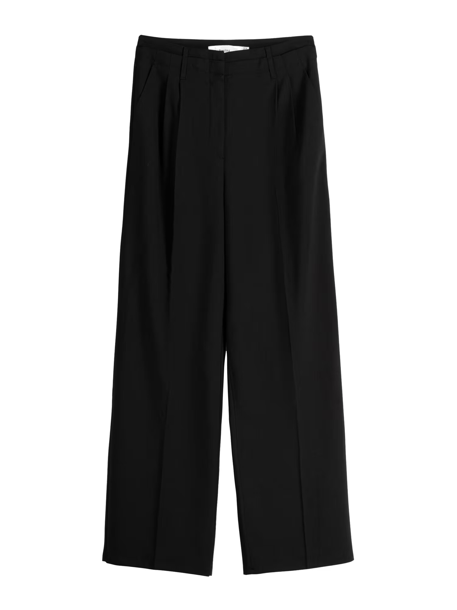 Bershka Pantaloni cutați negru - Pled.ro