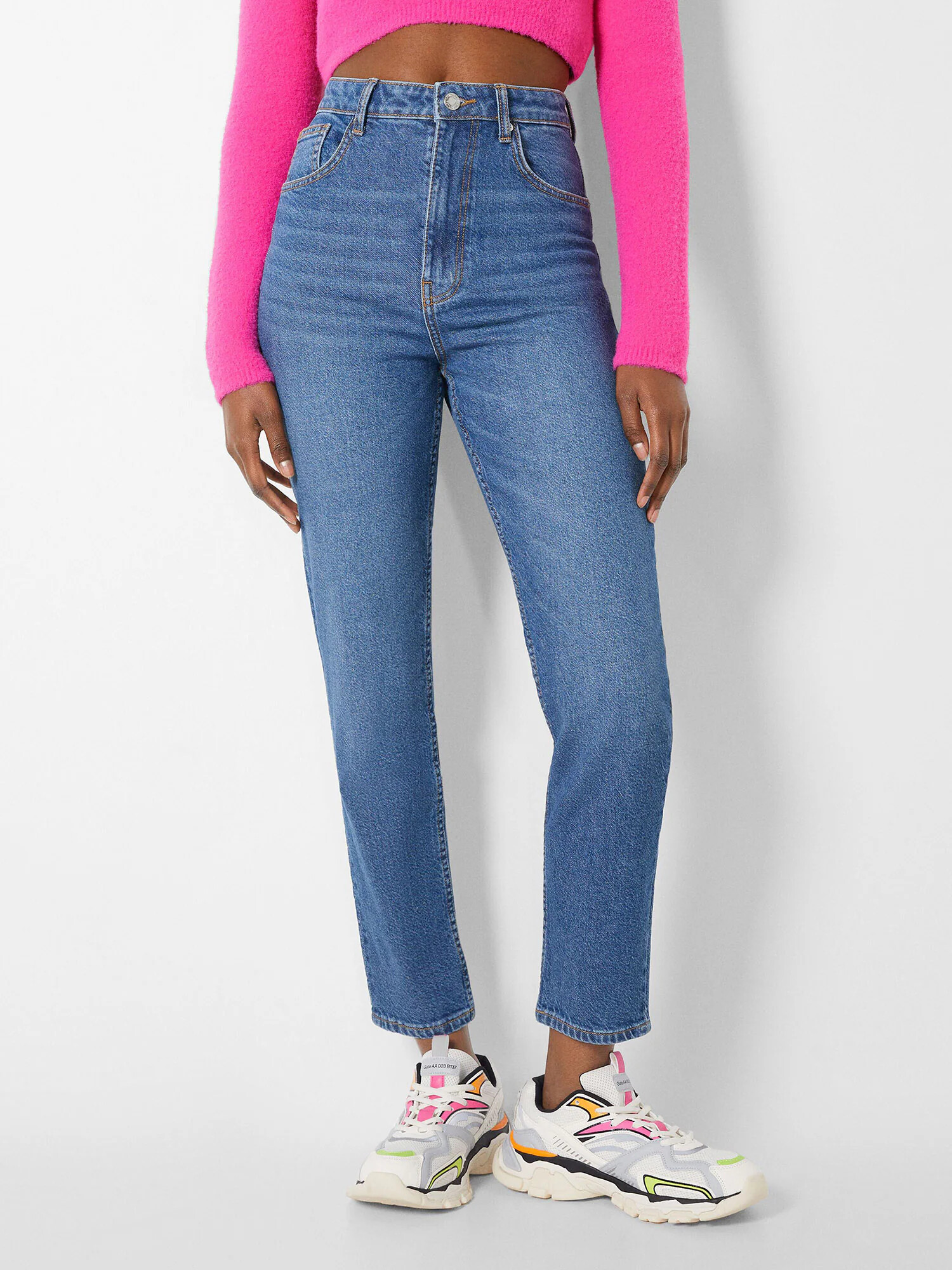 Bershka Jeans albastru - Pled.ro