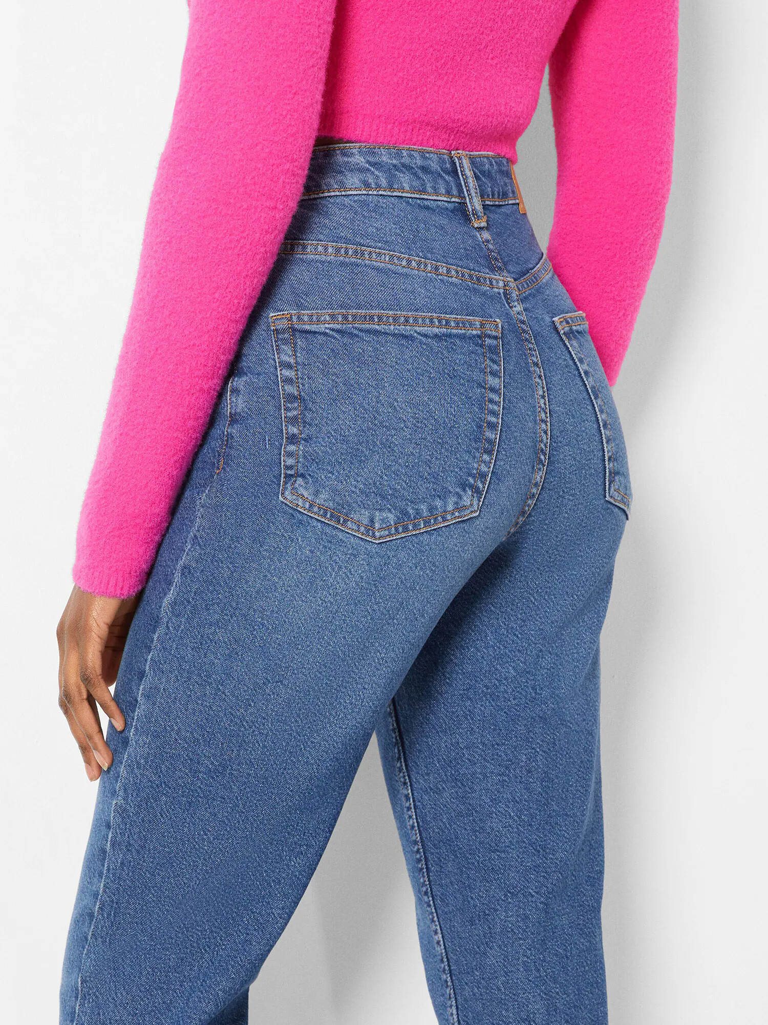 Bershka Jeans albastru - Pled.ro