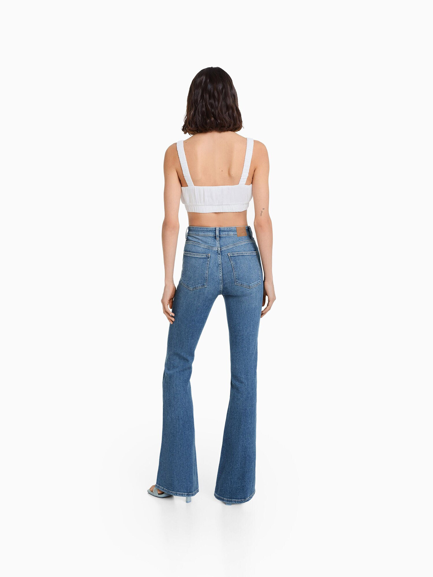 Bershka Jeans albastru - Pled.ro