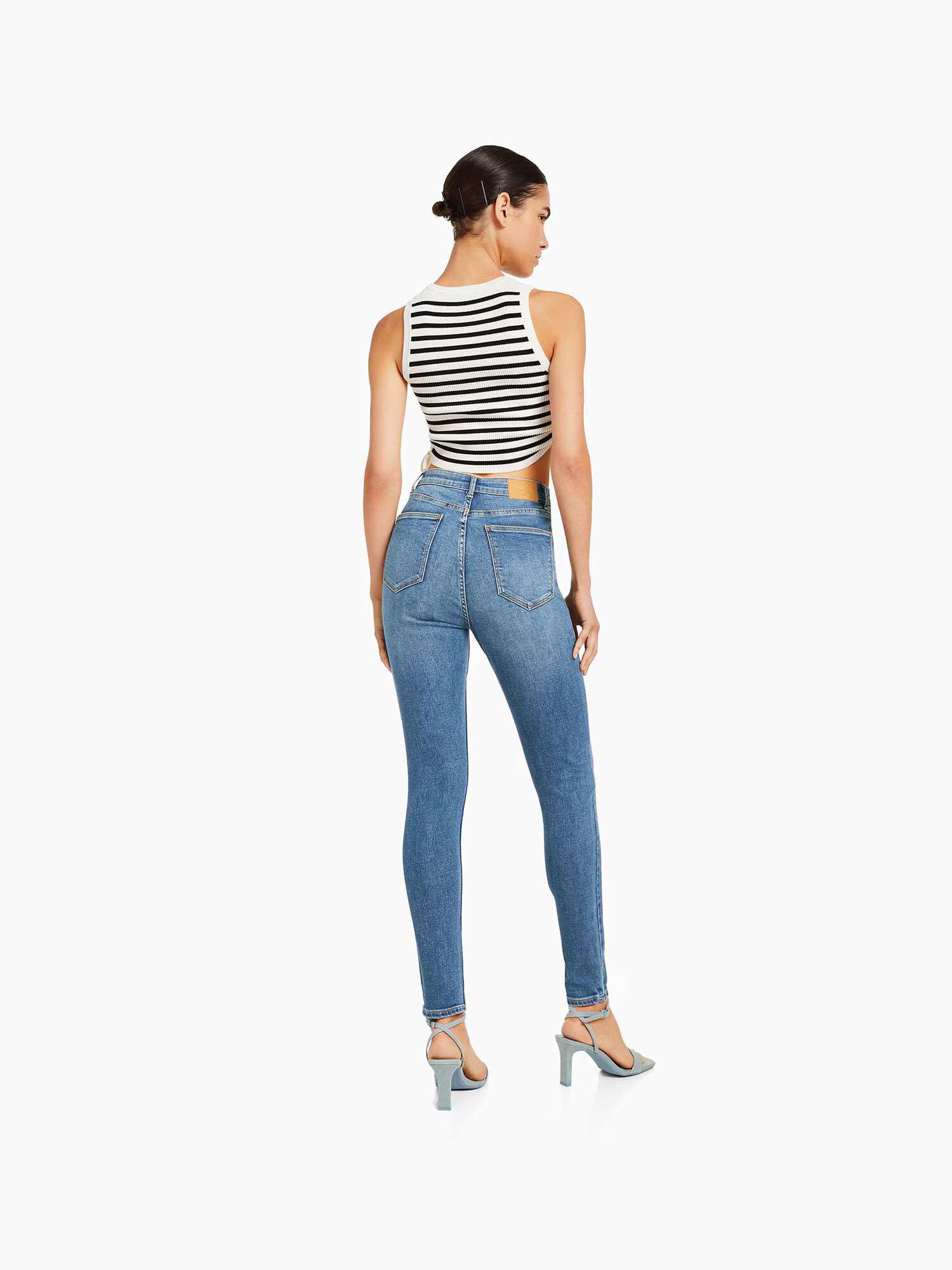 Bershka Jeans albastru - Pled.ro