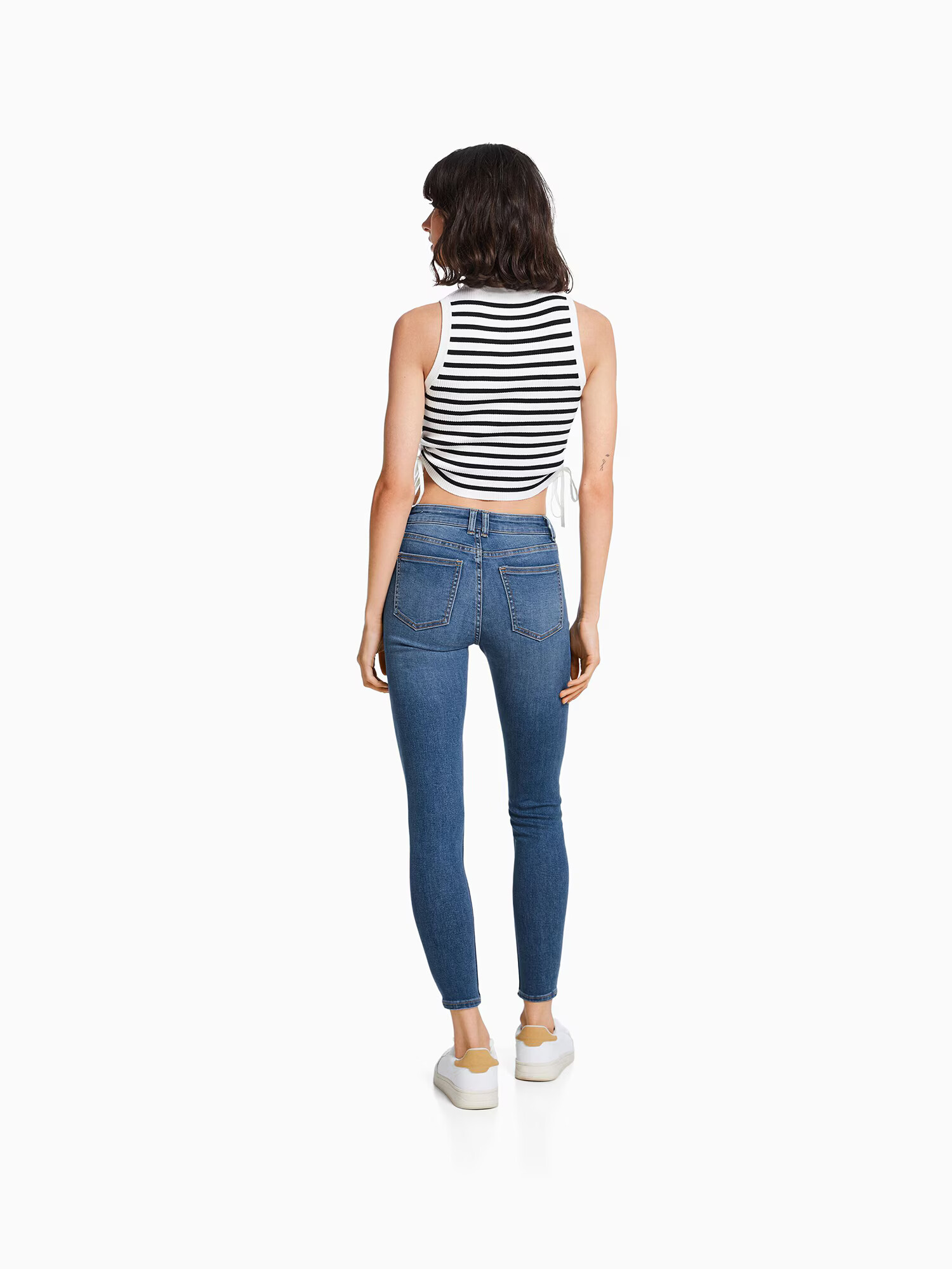 Bershka Jeans albastru - Pled.ro