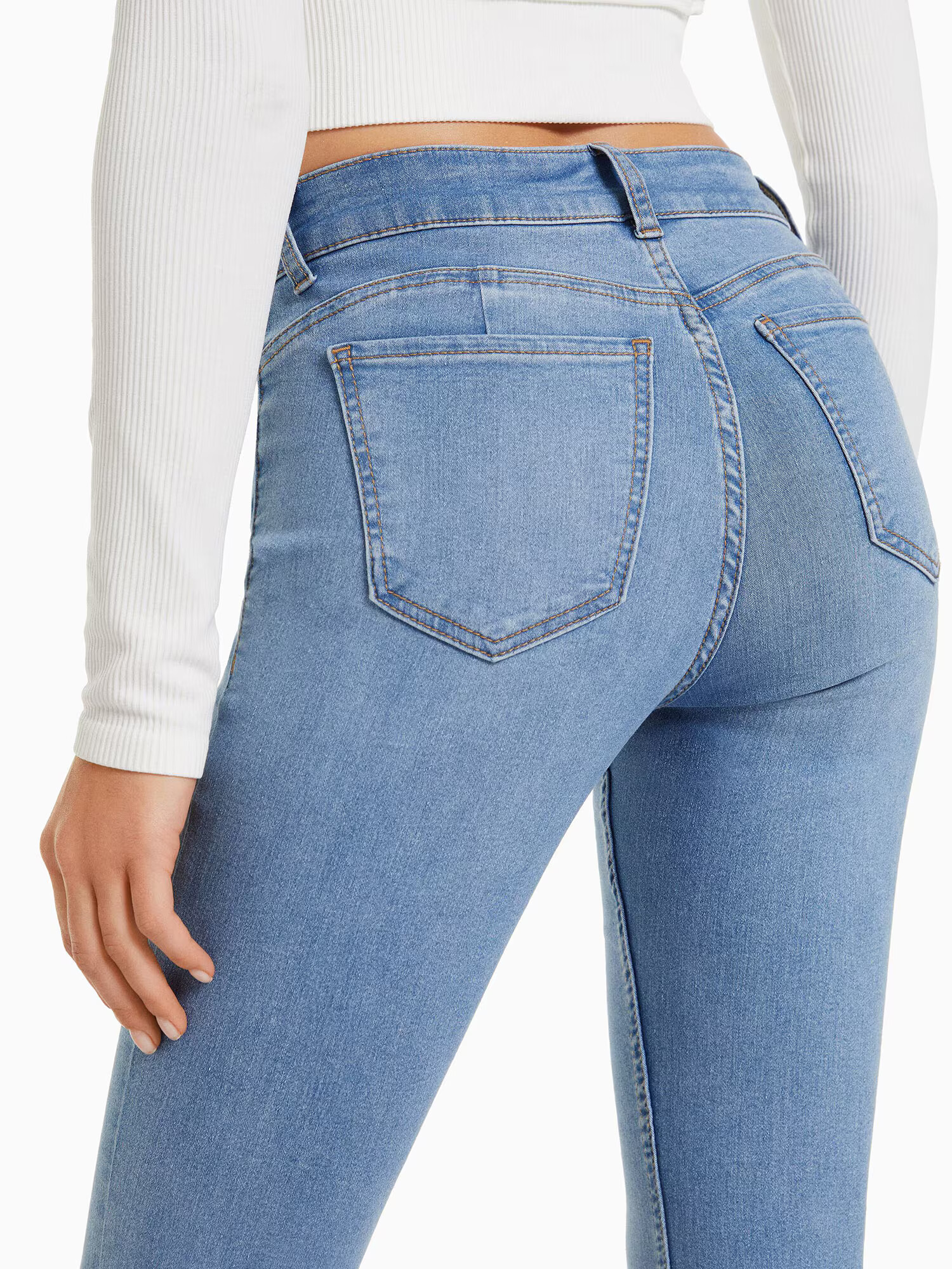 Bershka Jeans albastru - Pled.ro