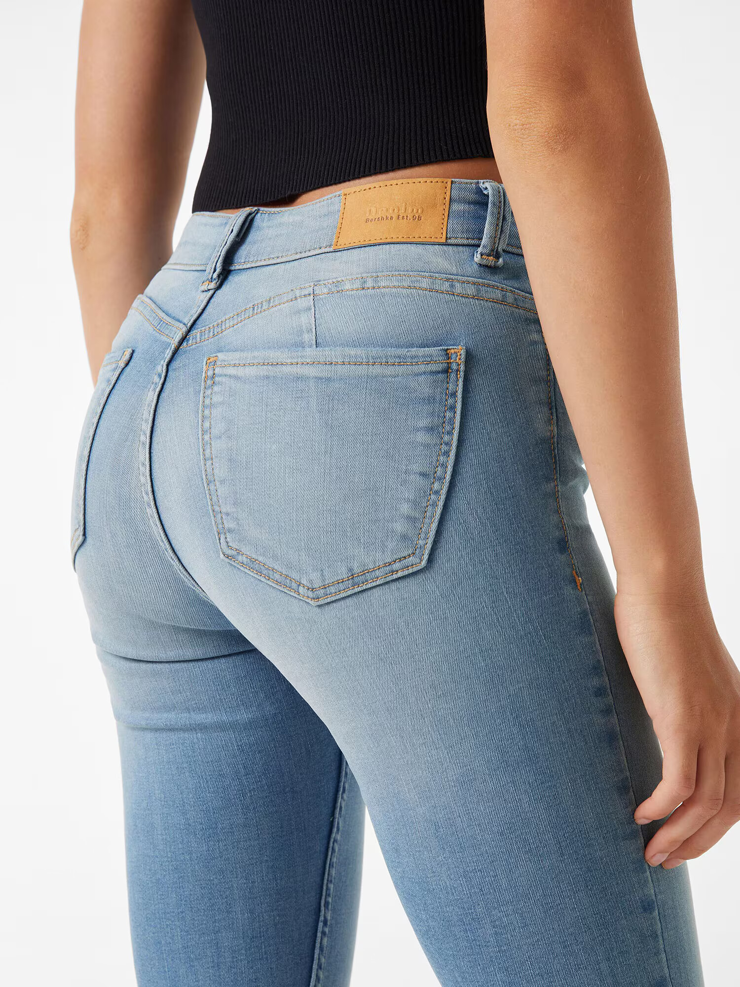 Bershka Jeans albastru denim - Pled.ro