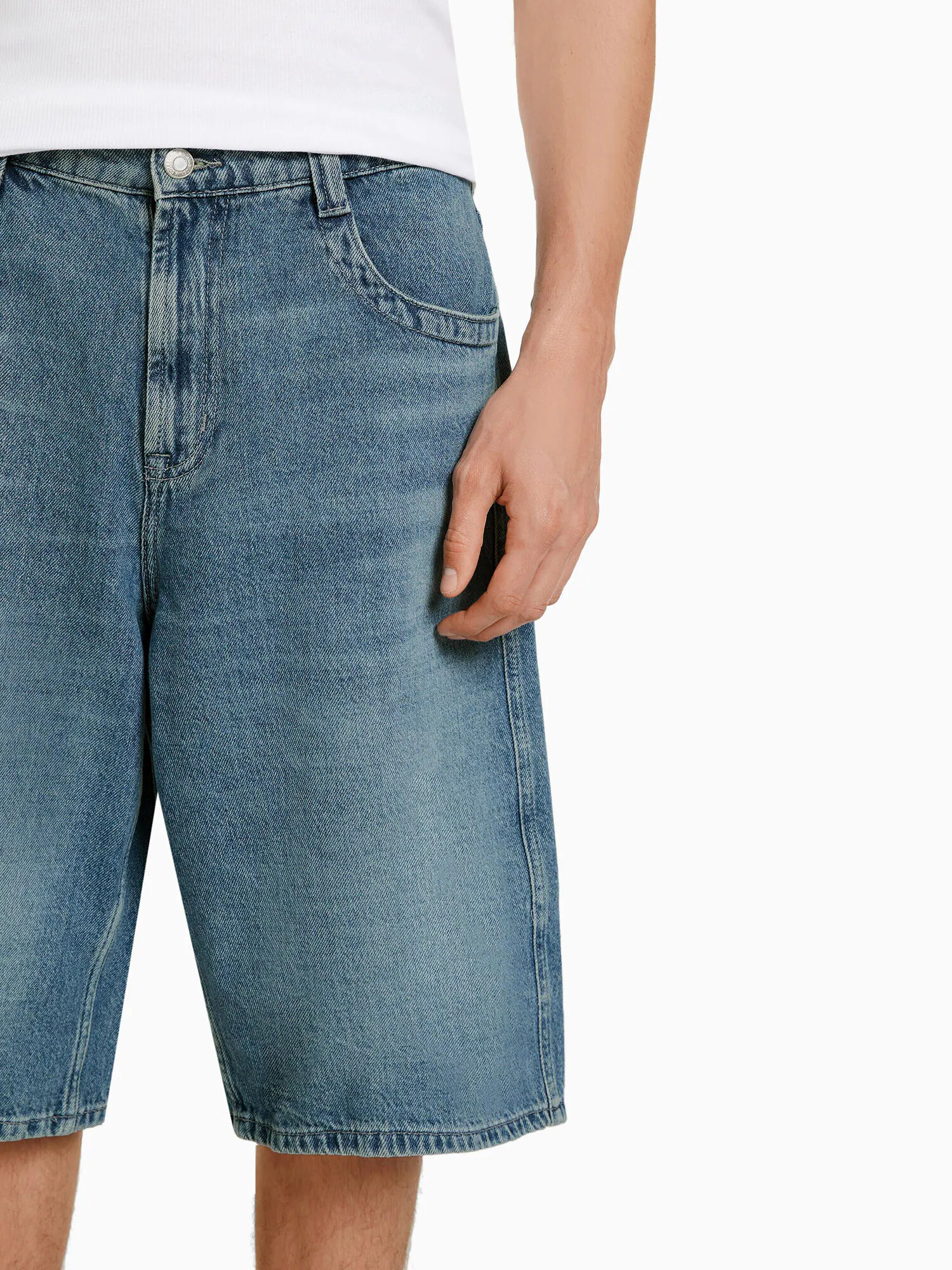 Bershka Jeans albastru denim - Pled.ro