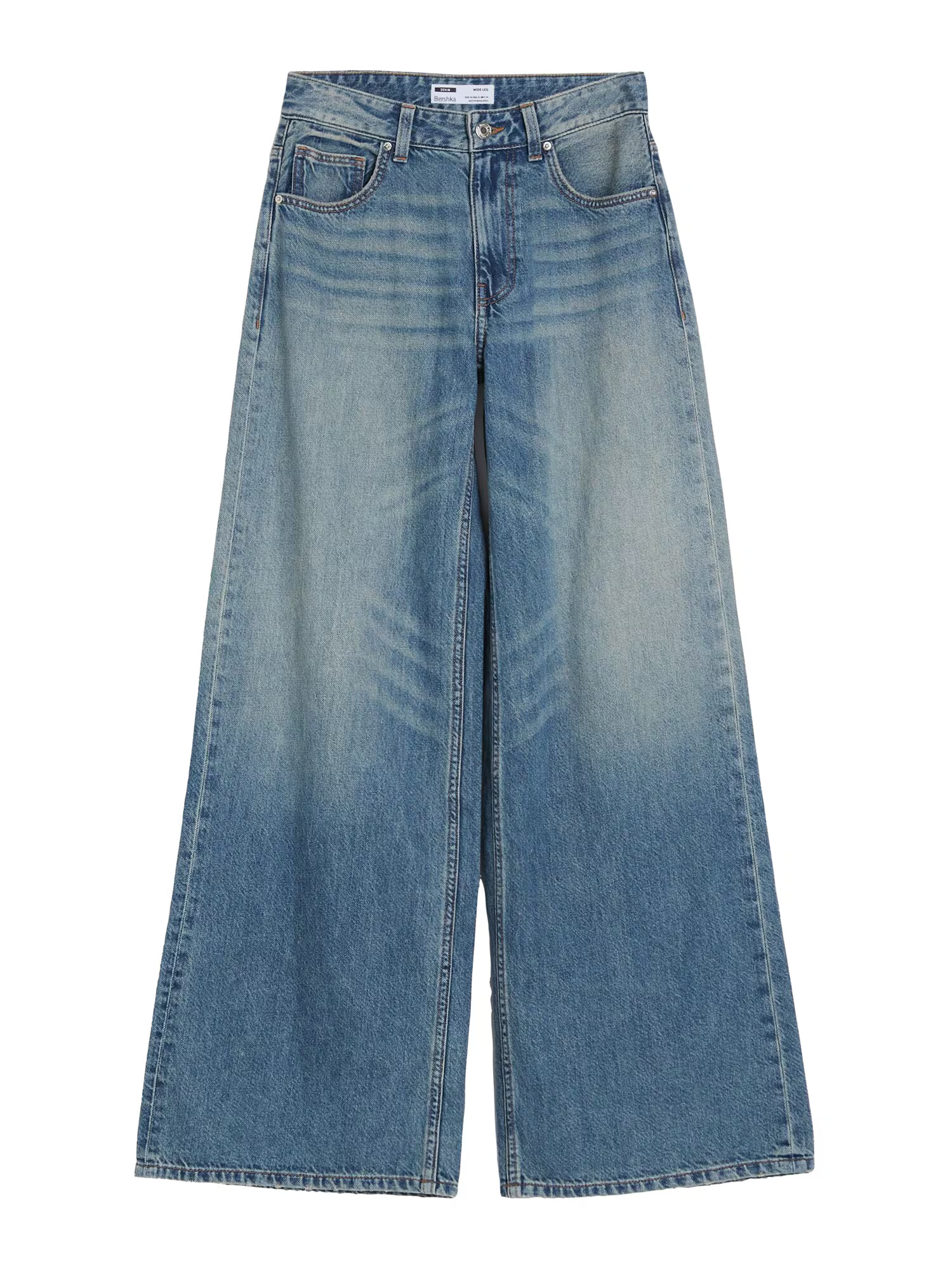 Bershka Jeans albastru denim - Pled.ro