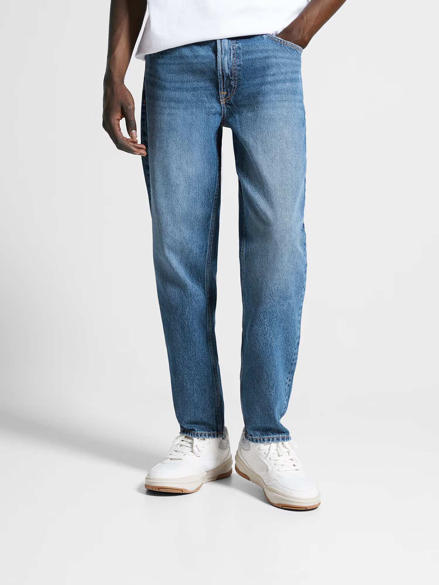 Bershka Jeans albastru denim - Pled.ro