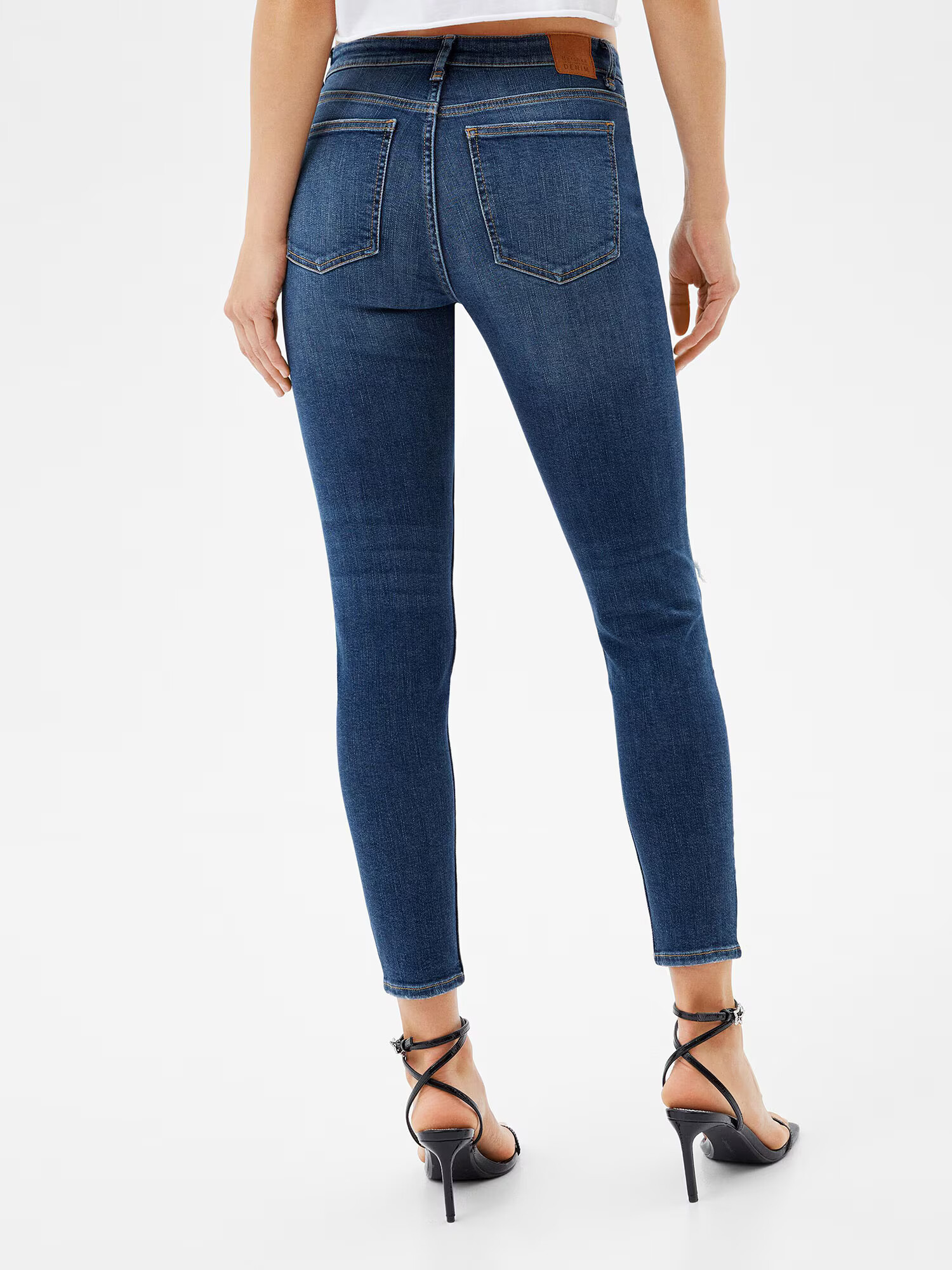 Bershka Jeans albastru denim - Pled.ro