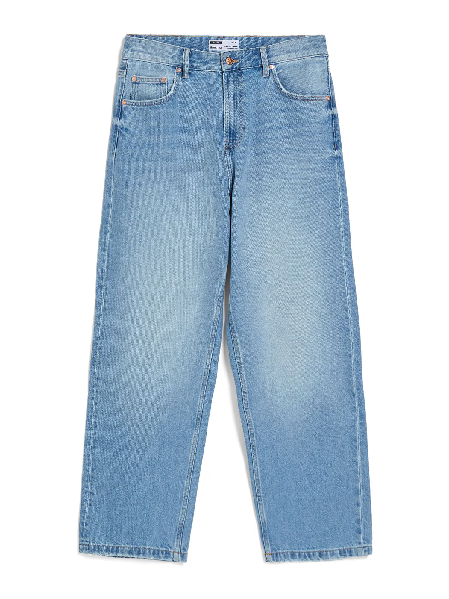 Bershka Jeans albastru denim - Pled.ro