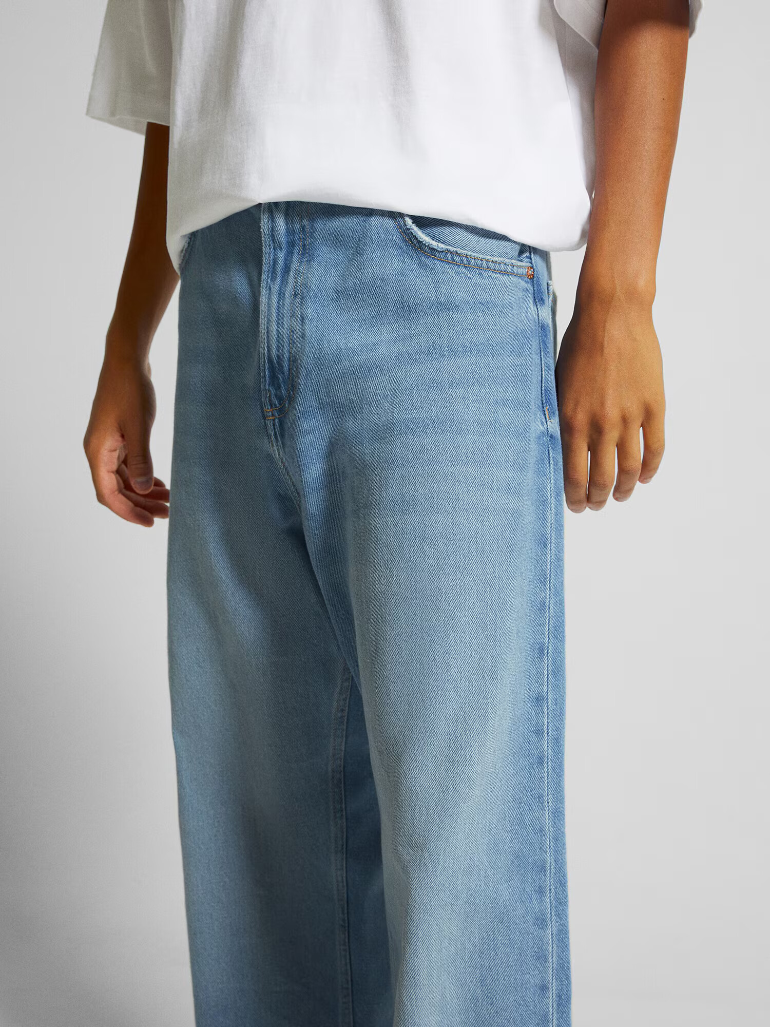 Bershka Jeans albastru denim - Pled.ro