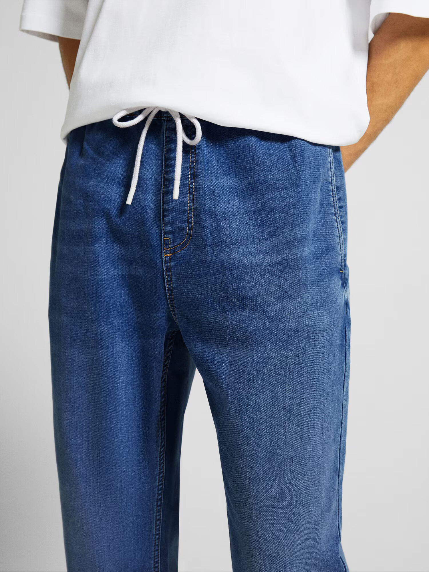 Bershka Jeans albastru denim - Pled.ro