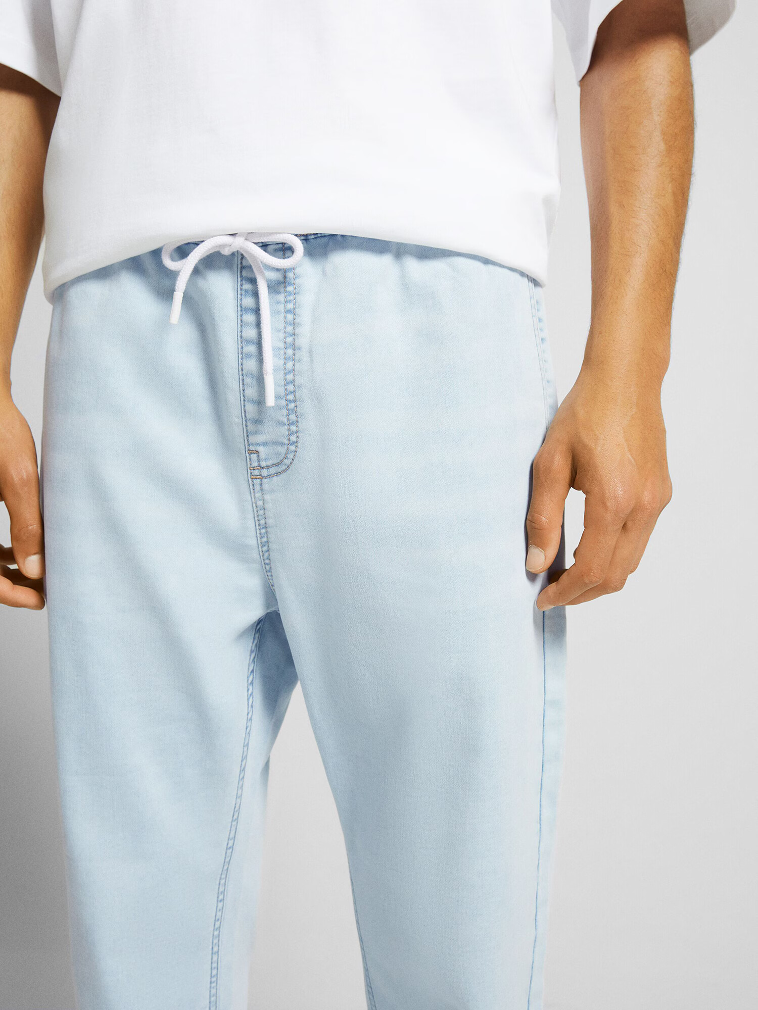 Bershka Jeans albastru denim - Pled.ro