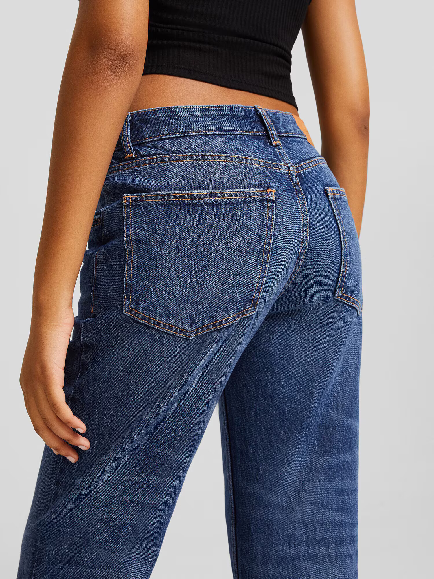 Bershka Jeans albastru denim - Pled.ro