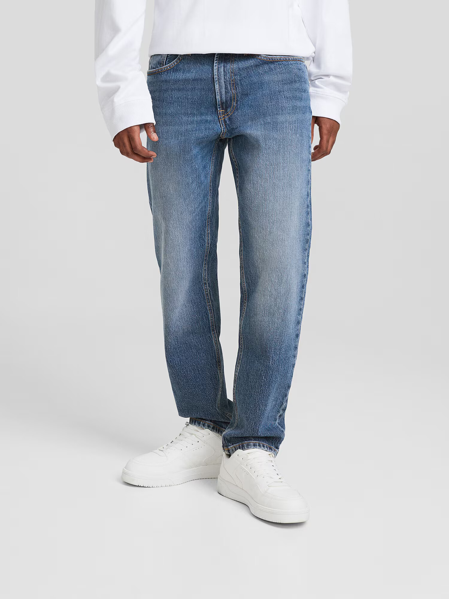 Bershka Jeans albastru denim - Pled.ro