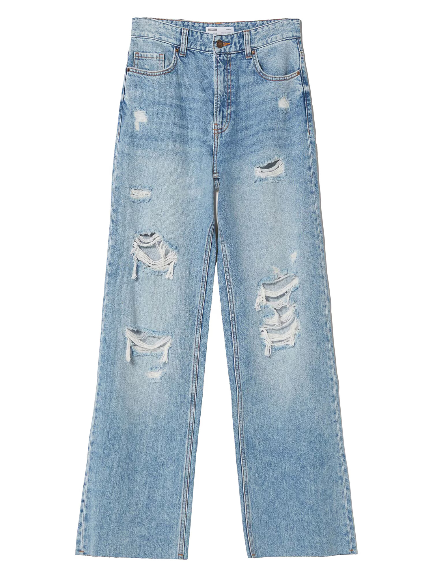 Bershka Jeans albastru denim - Pled.ro