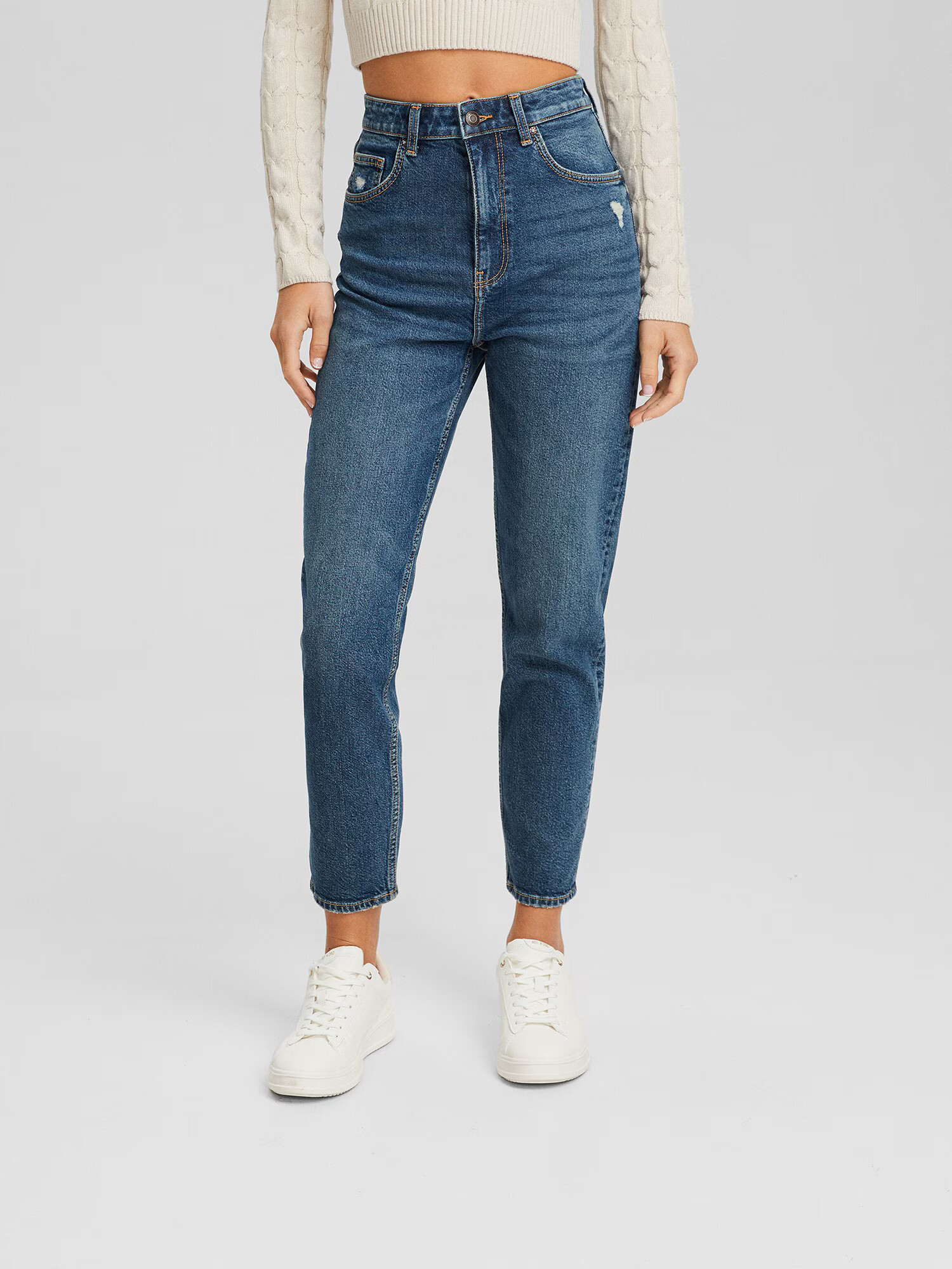 Bershka Jeans albastru denim - Pled.ro