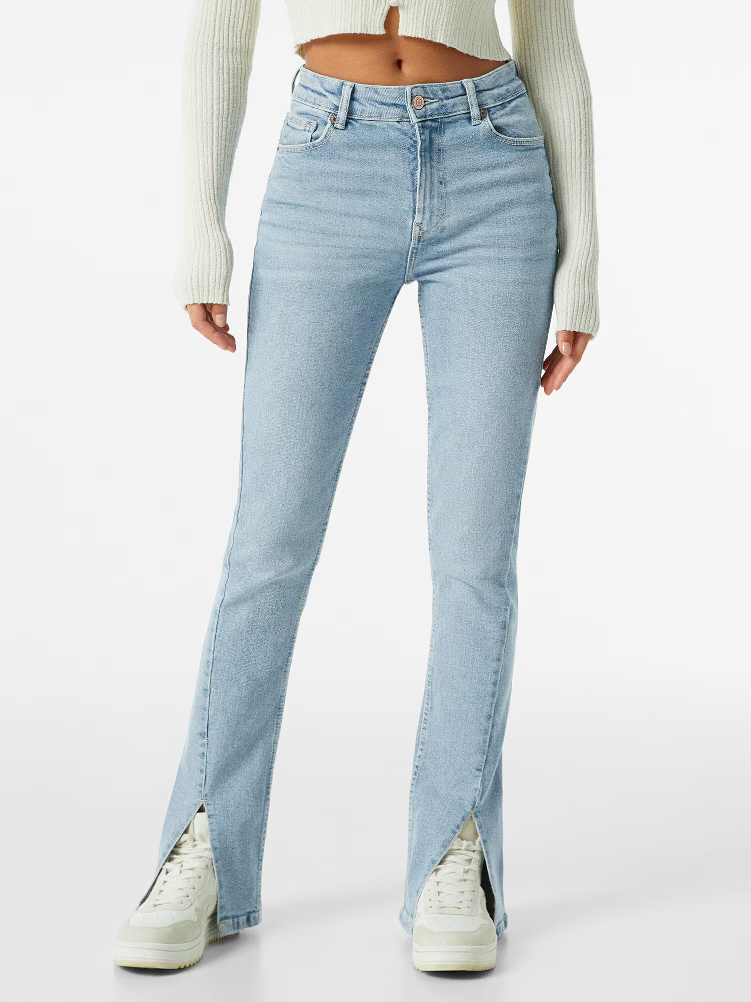 Bershka Jeans albastru denim - Pled.ro