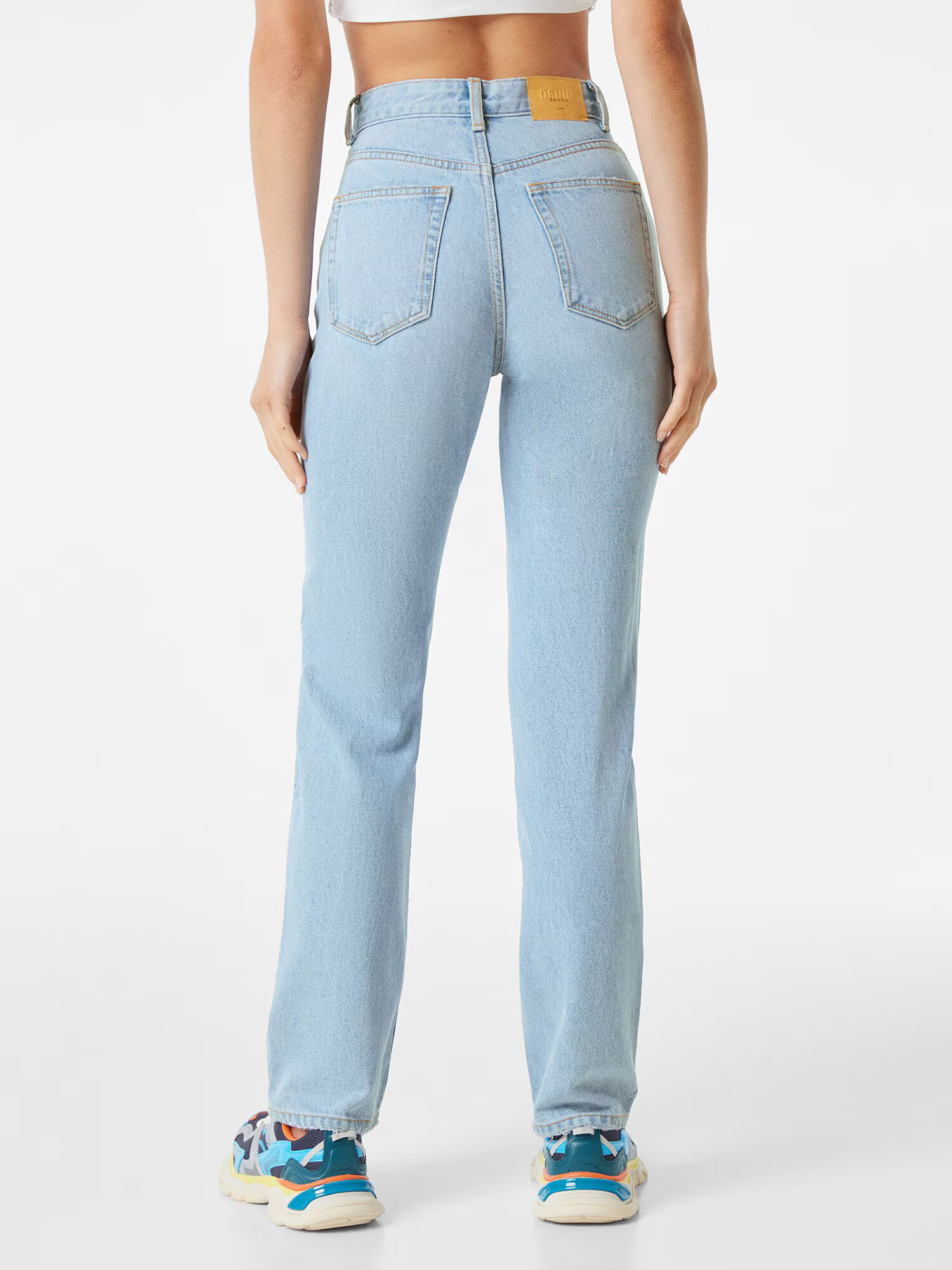 Bershka Jeans albastru denim - Pled.ro