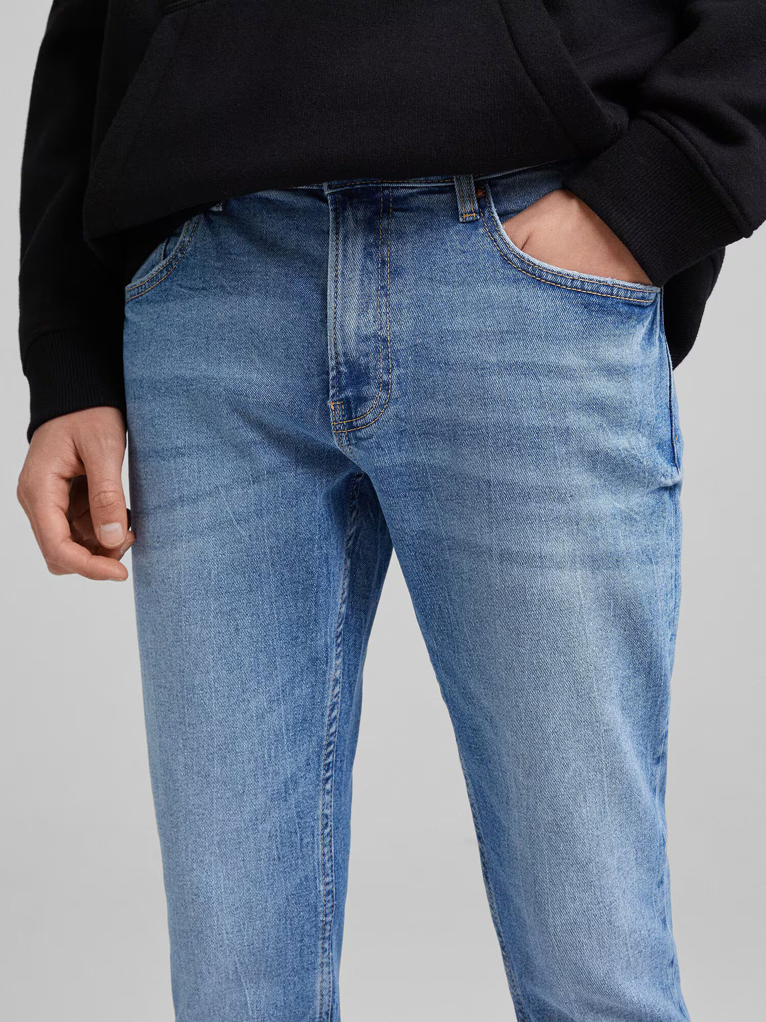 Bershka Jeans albastru denim - Pled.ro