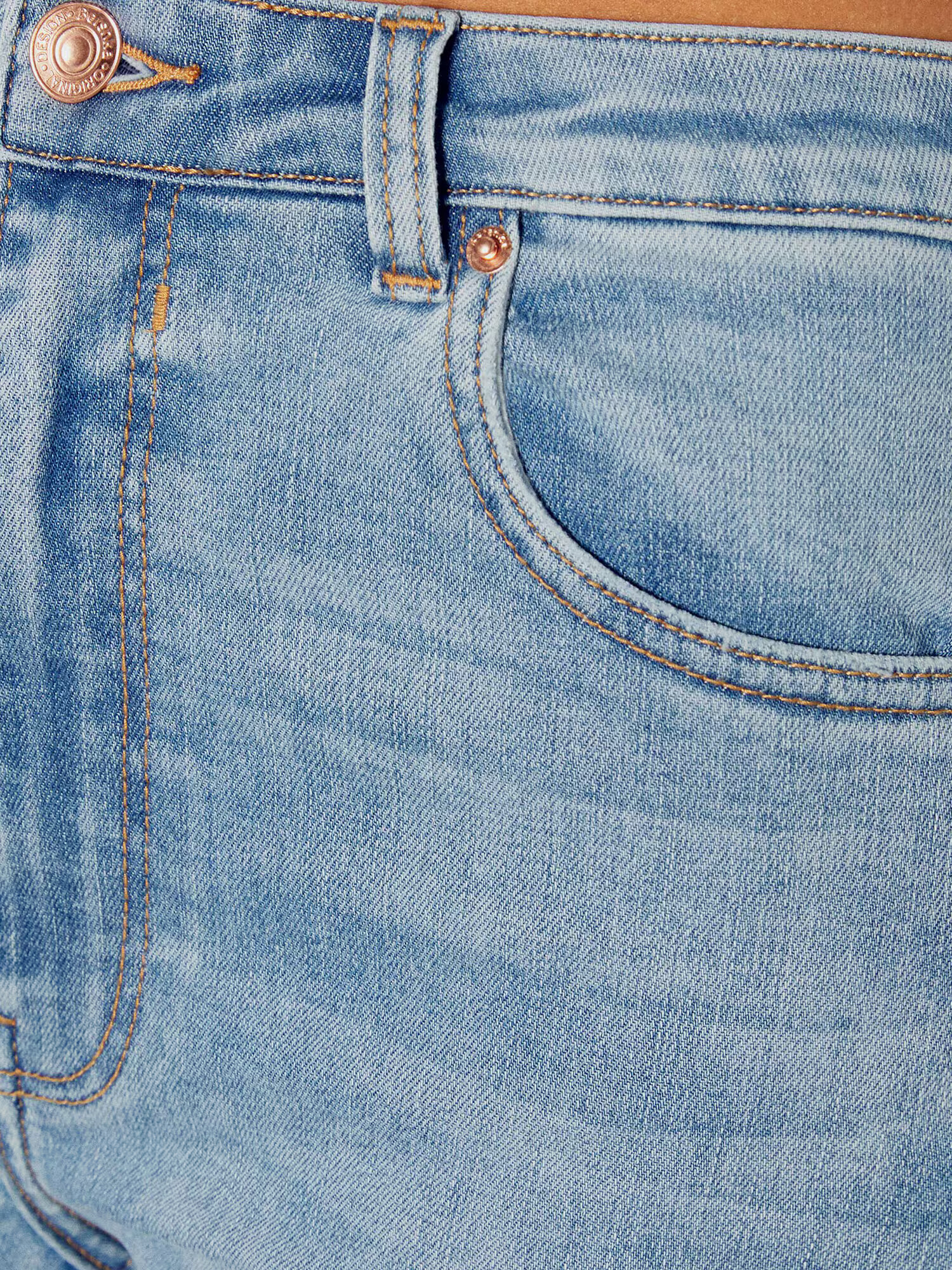 Bershka Jeans albastru denim - Pled.ro