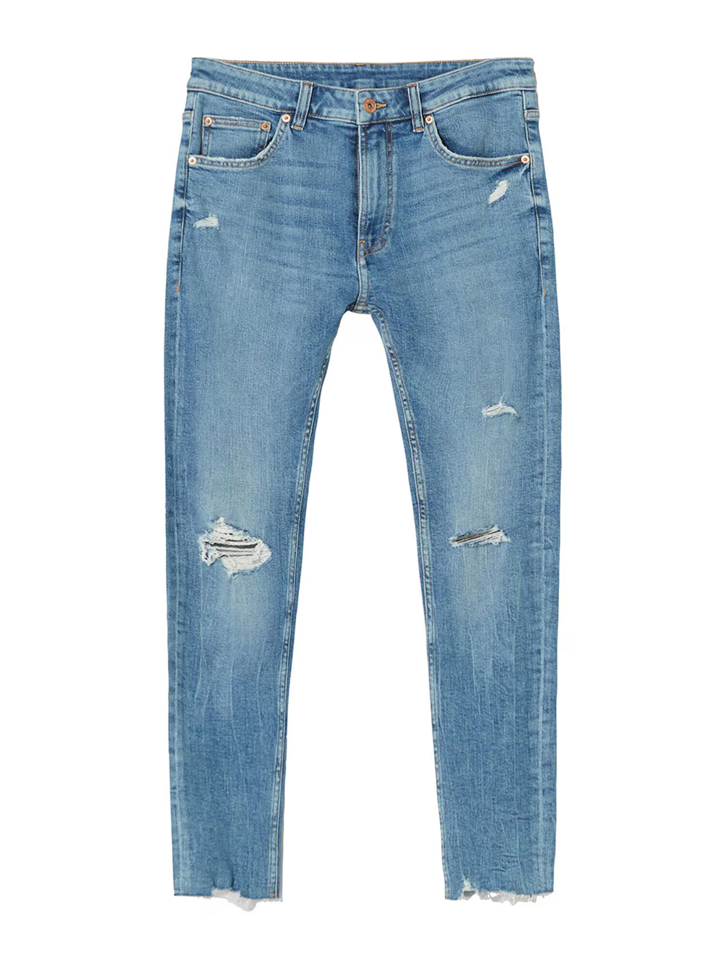 Bershka Jeans albastru denim - Pled.ro