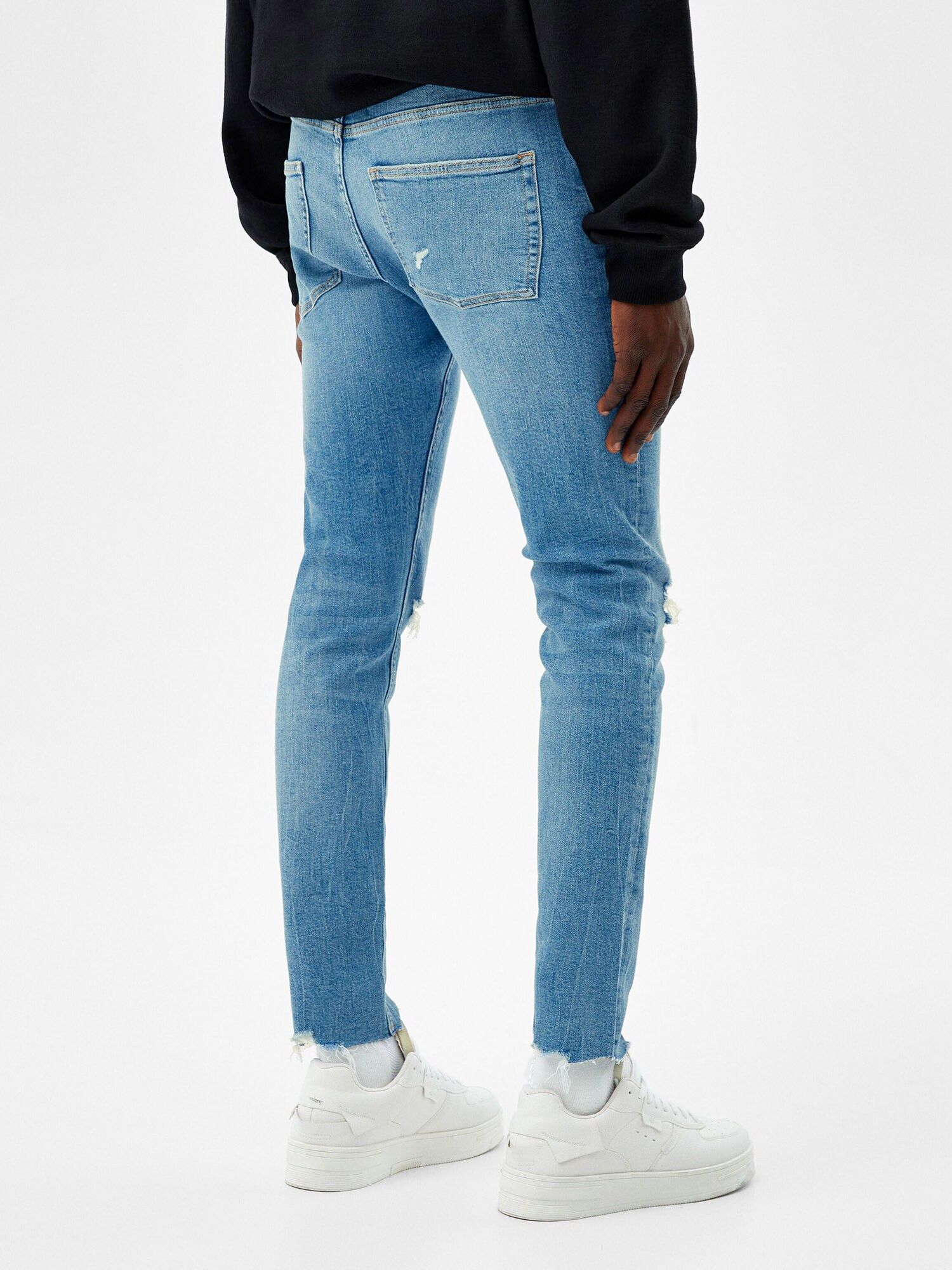 Bershka Jeans albastru denim - Pled.ro