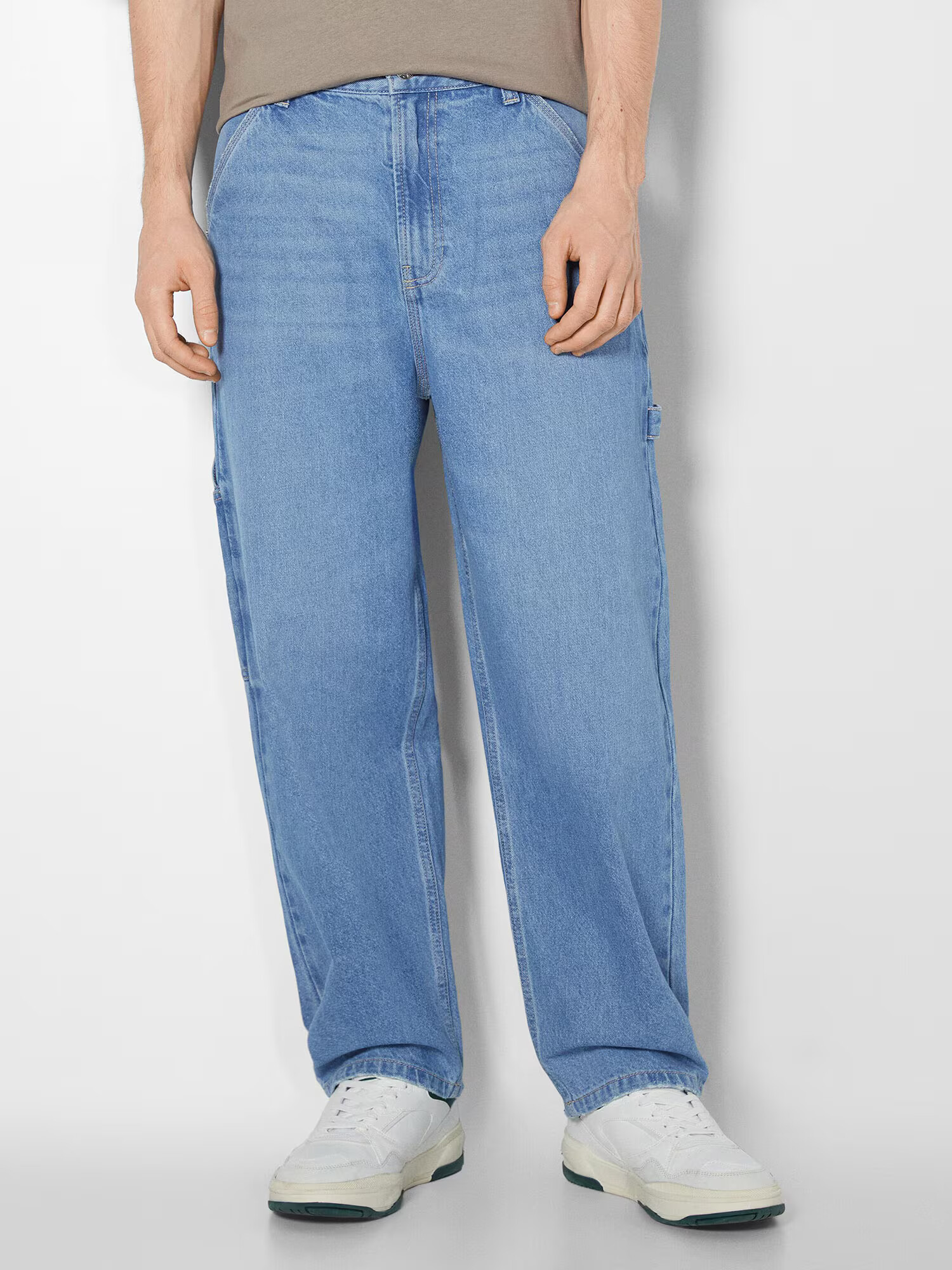 Bershka Jeans albastru denim - Pled.ro