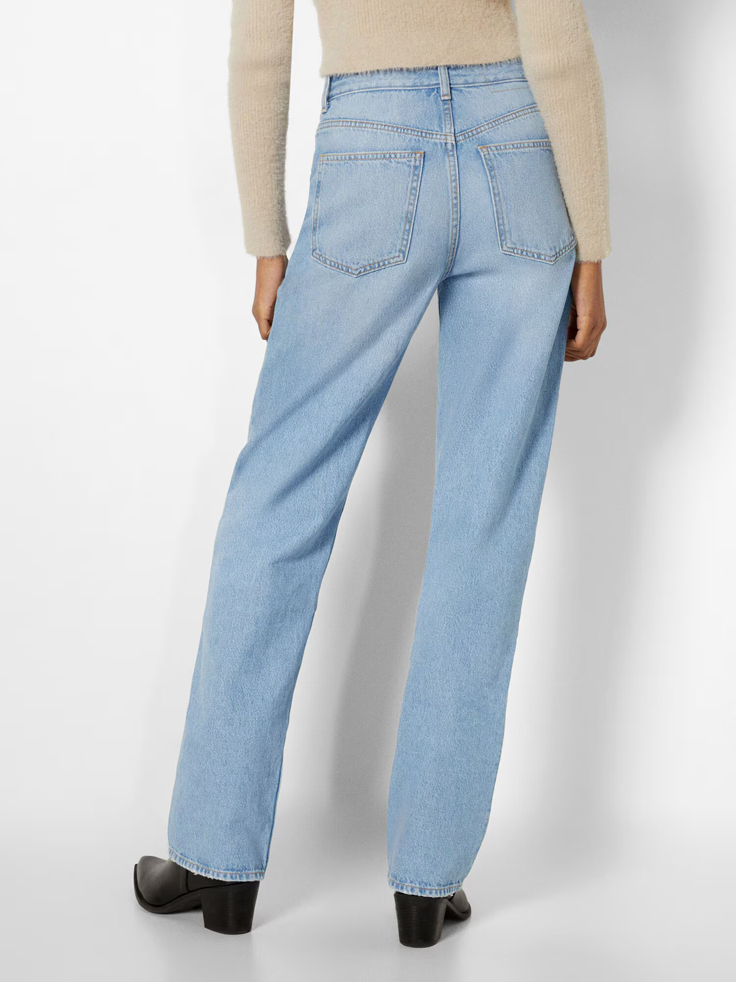 Bershka Jeans albastru denim - Pled.ro