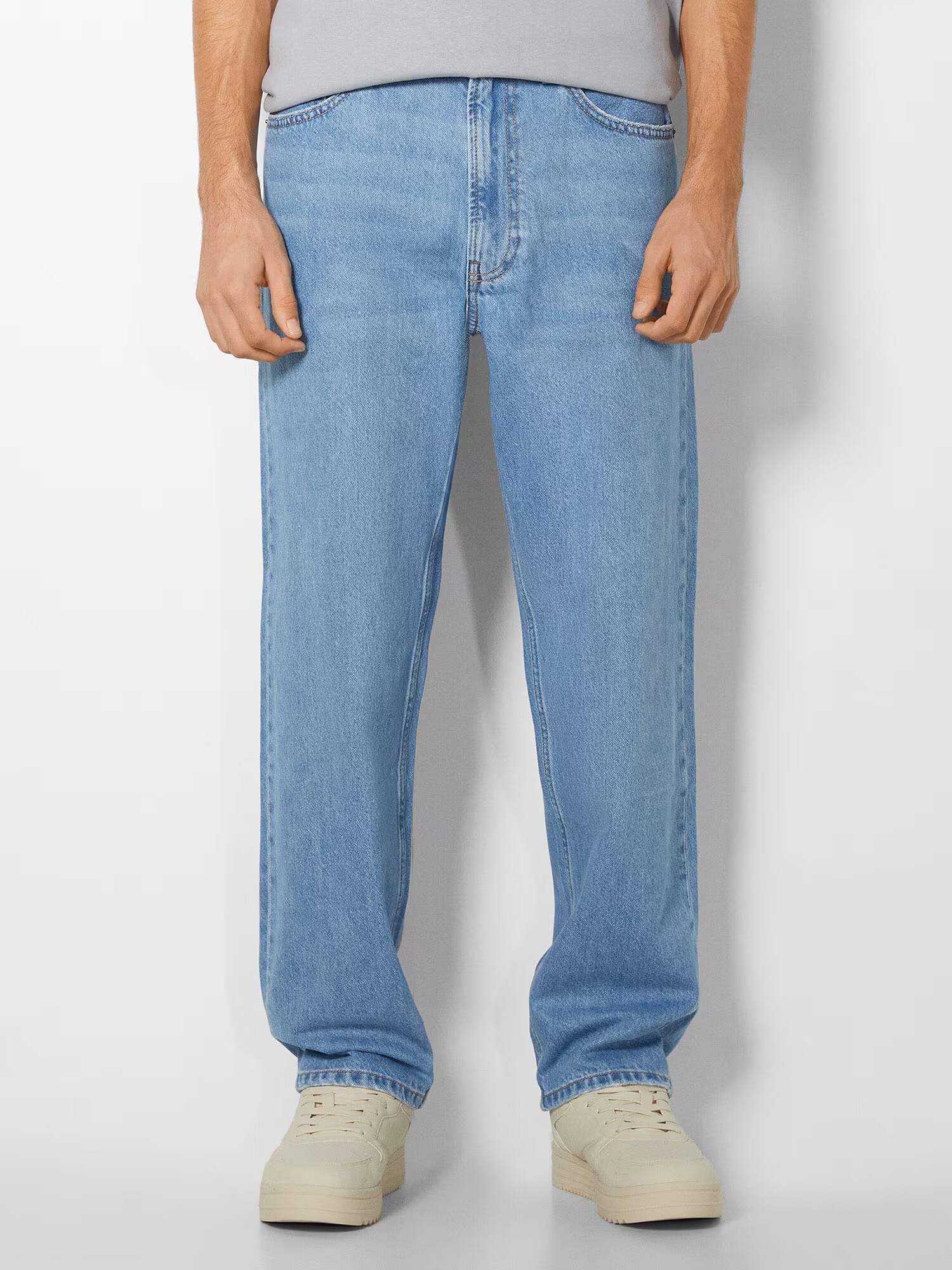 Bershka Jeans albastru denim - Pled.ro