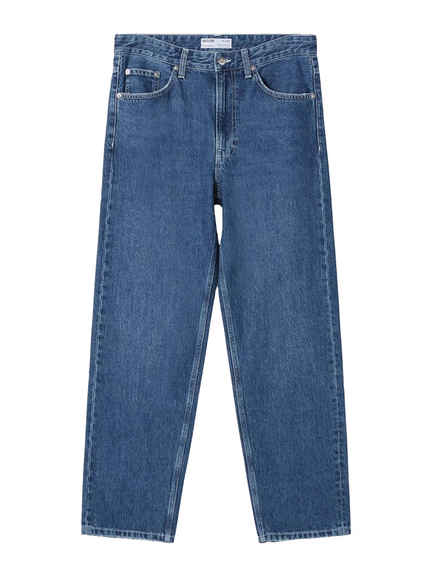 Bershka Jeans albastru denim - Pled.ro