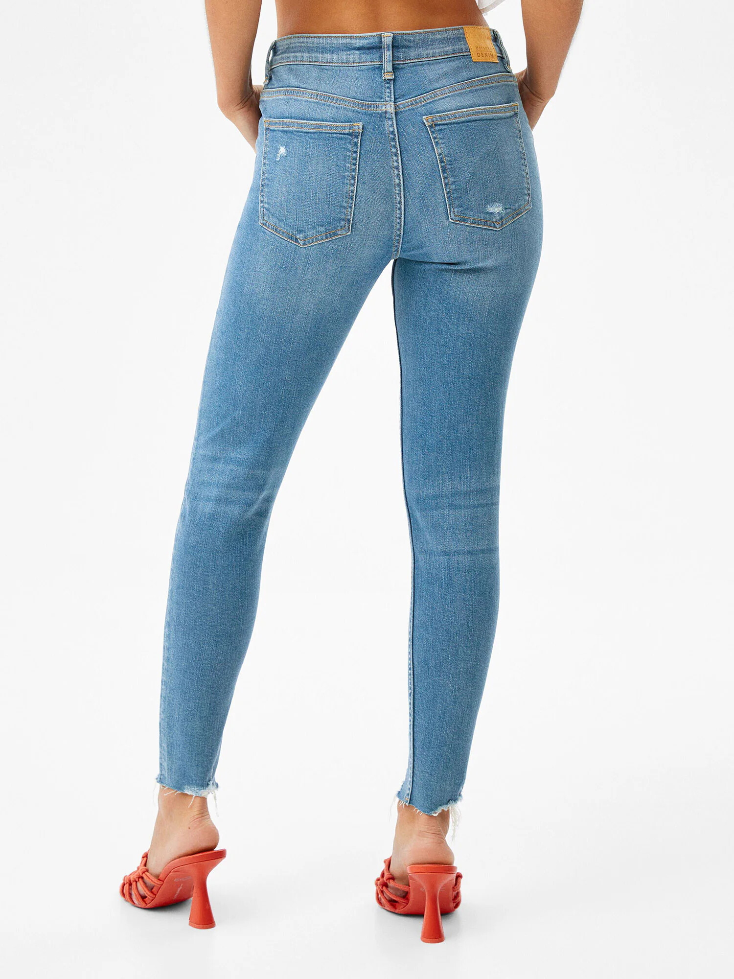 Bershka Jeans albastru denim - Pled.ro