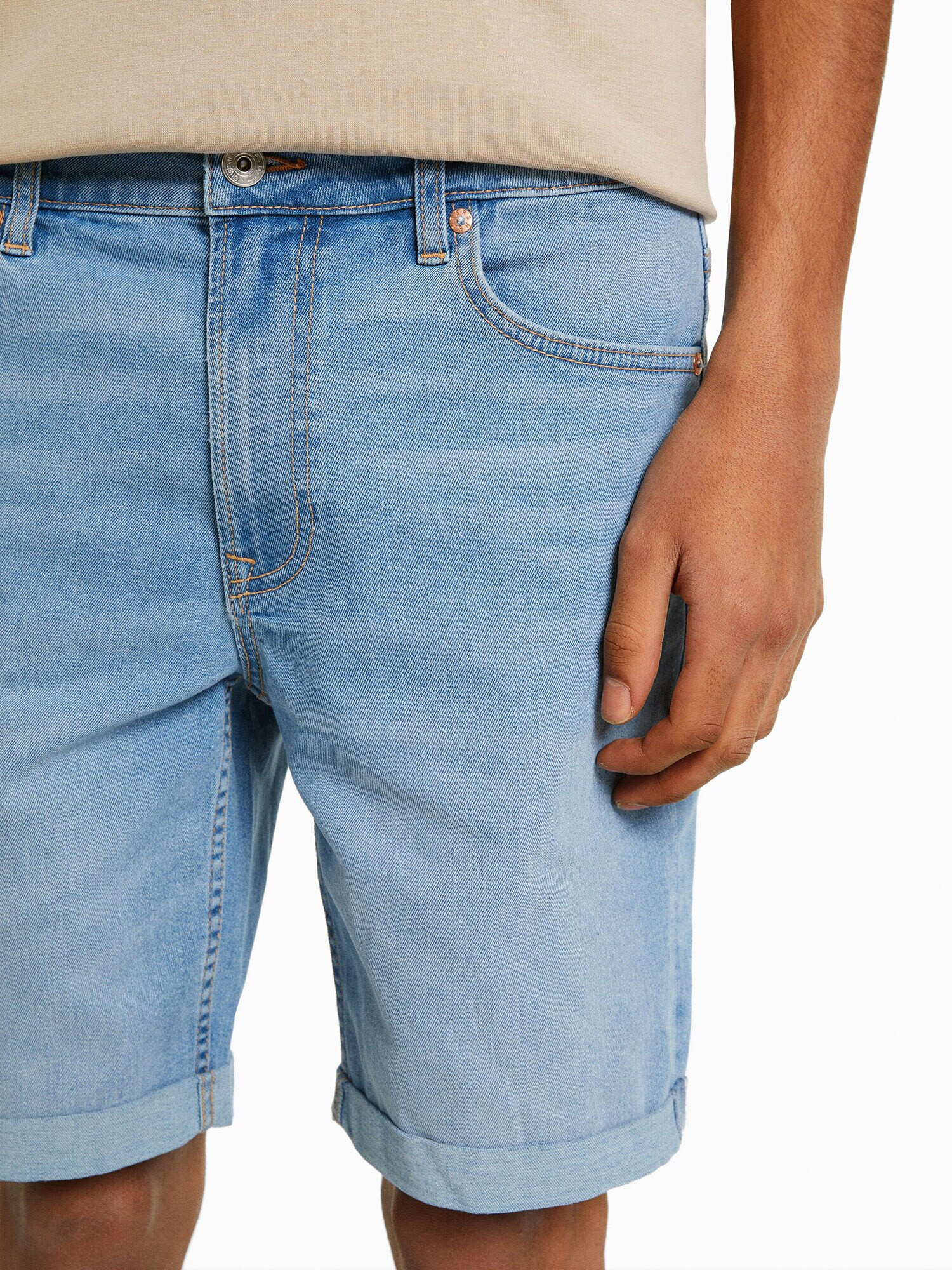 Bershka Jeans albastru denim - Pled.ro